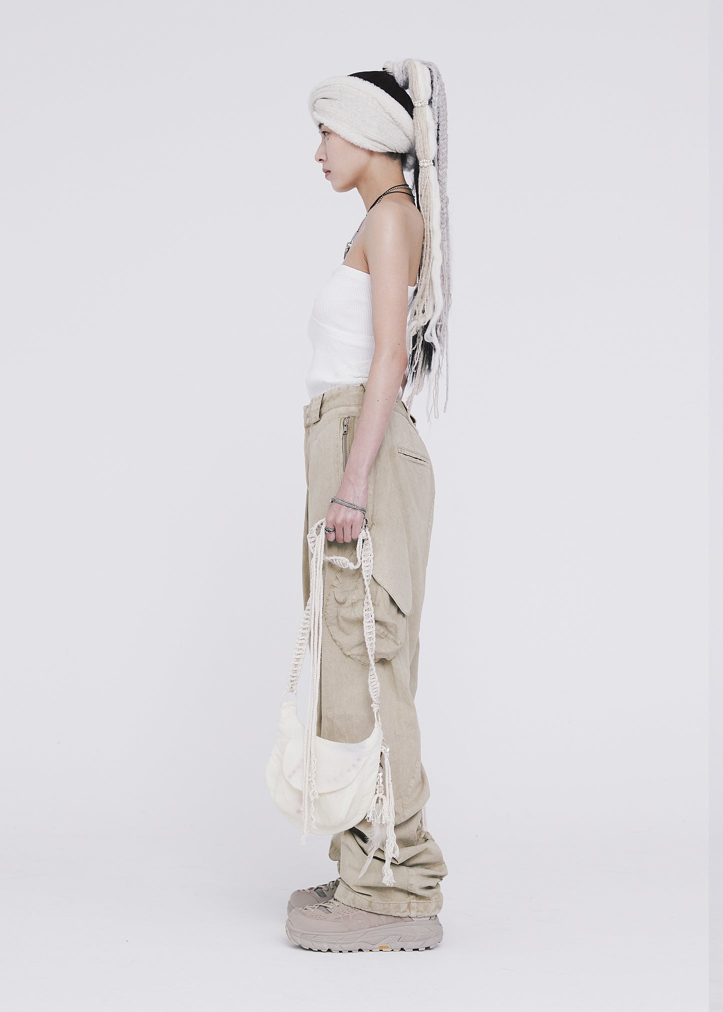 Washed Cargo Pants