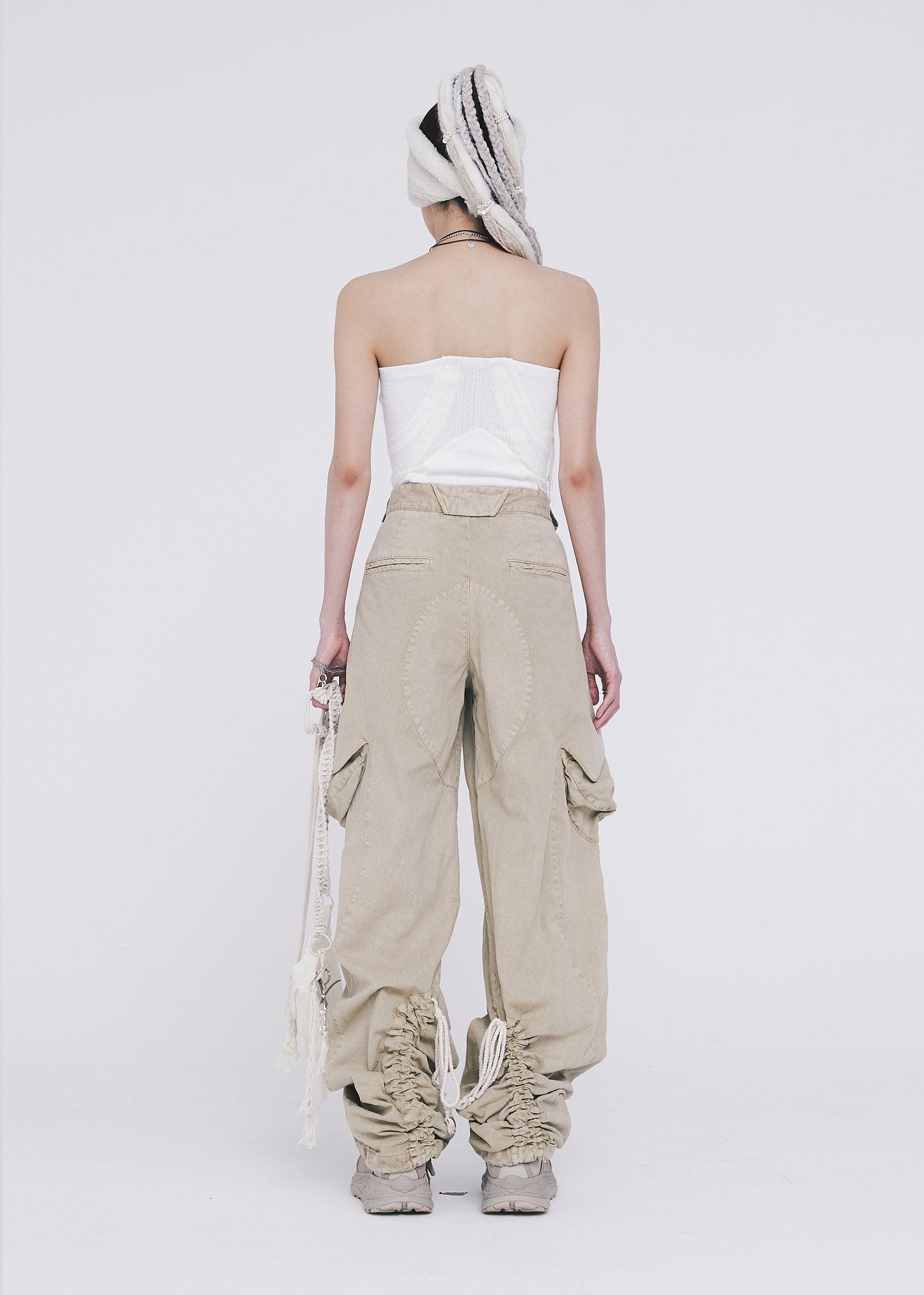 Washed Cargo Pants