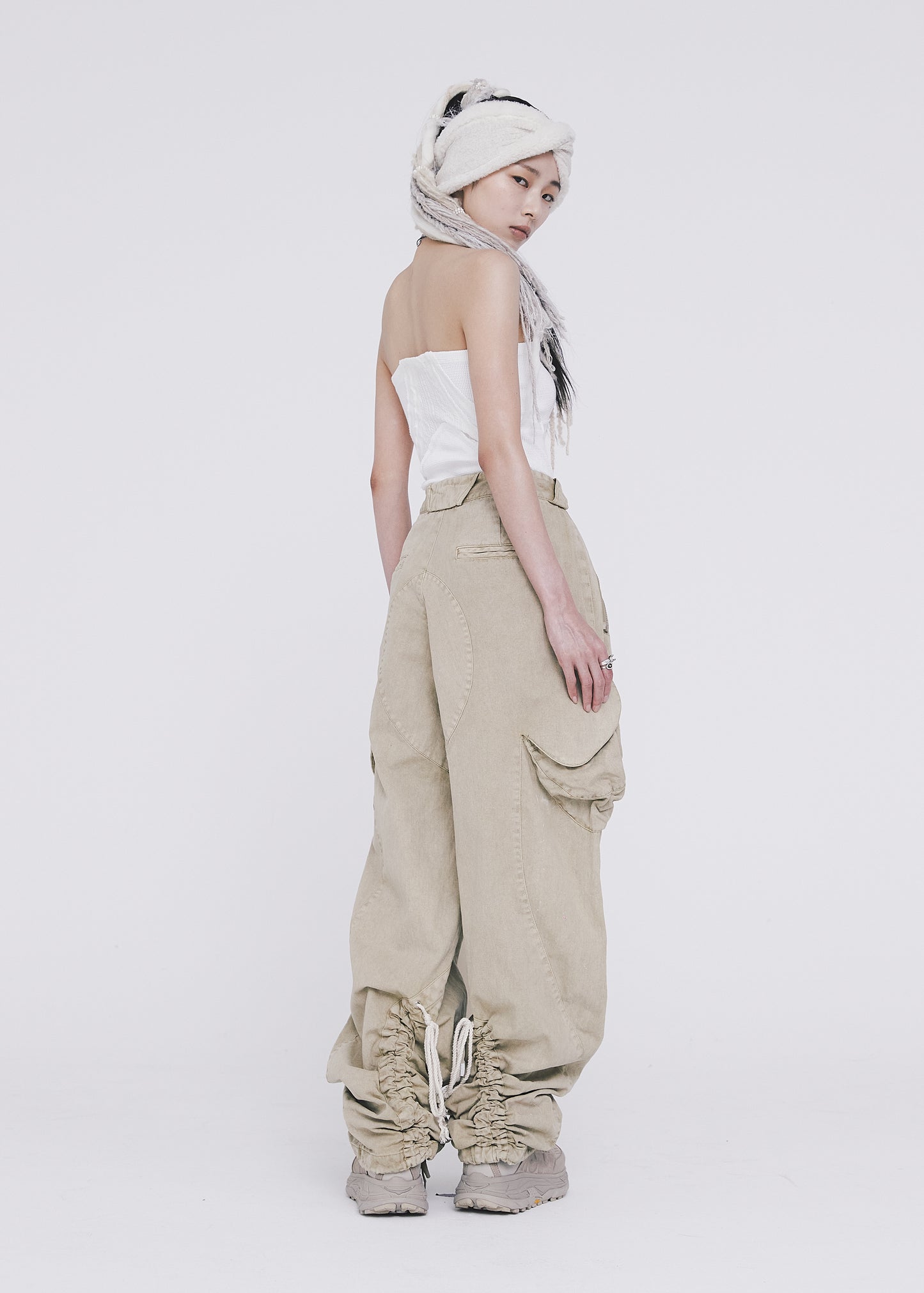 Washed Cargo Pants