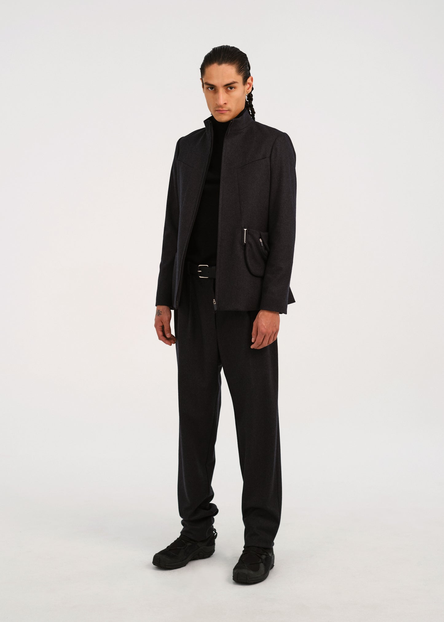 Suit Jacket w/ Waist Bag