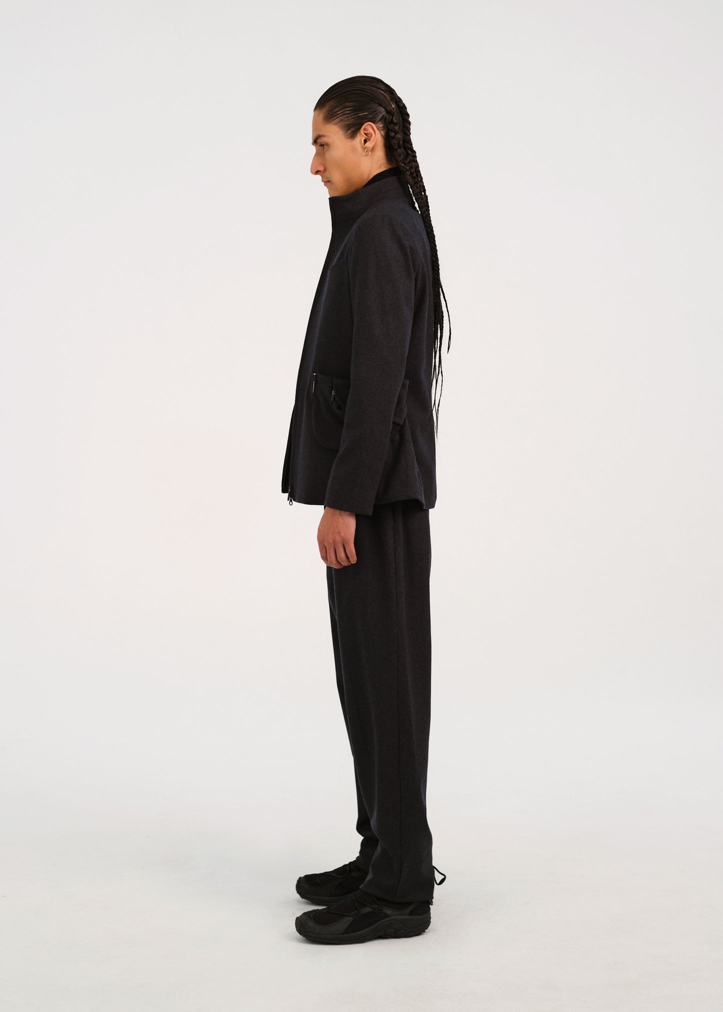 Suit Jacket w/ Waist Bag