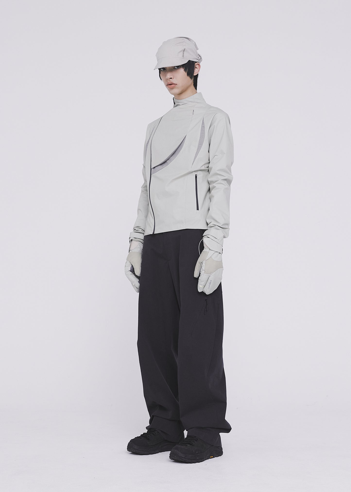 Asymmetric Paneled Jacket
