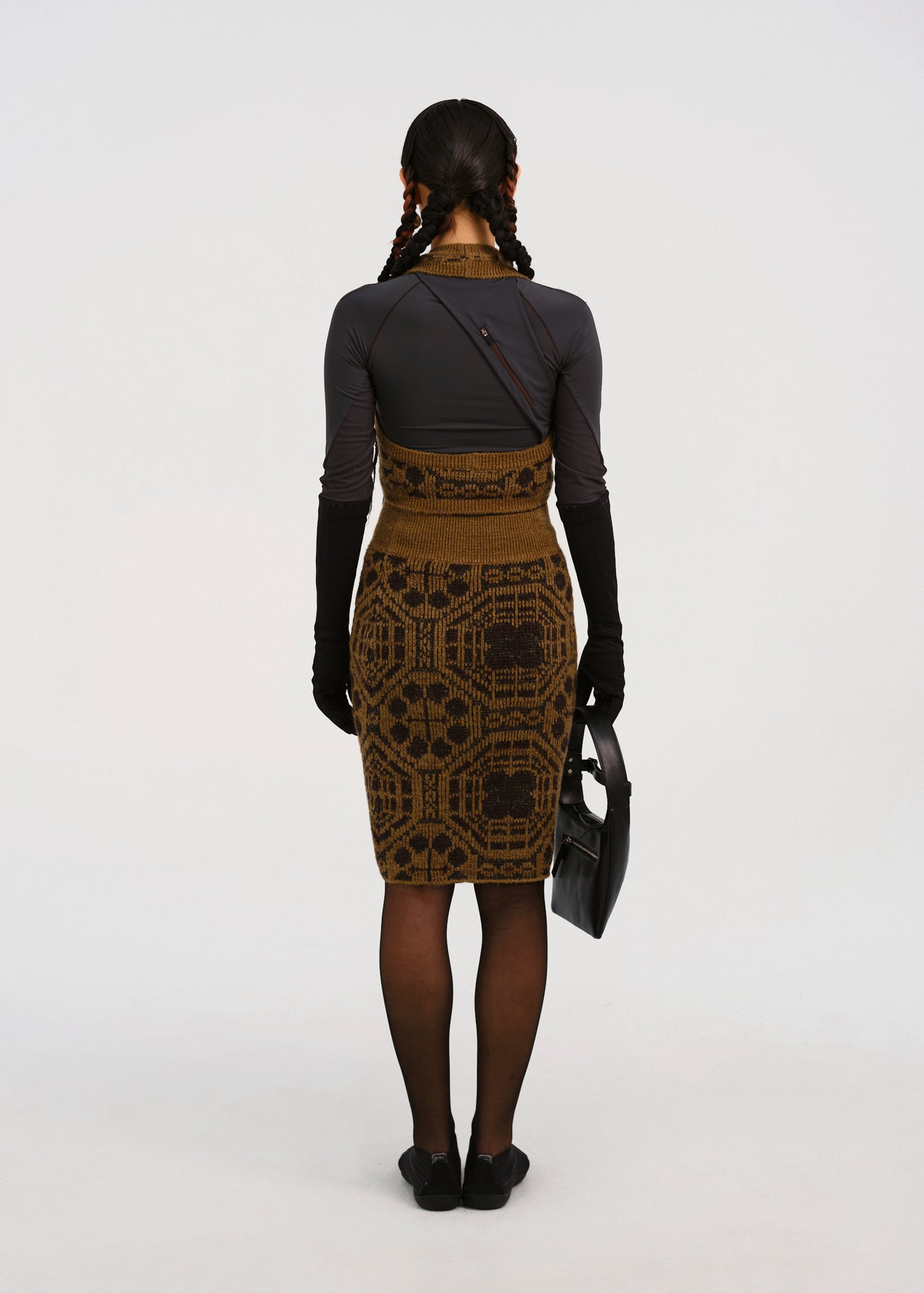 Graphic Long Gloves