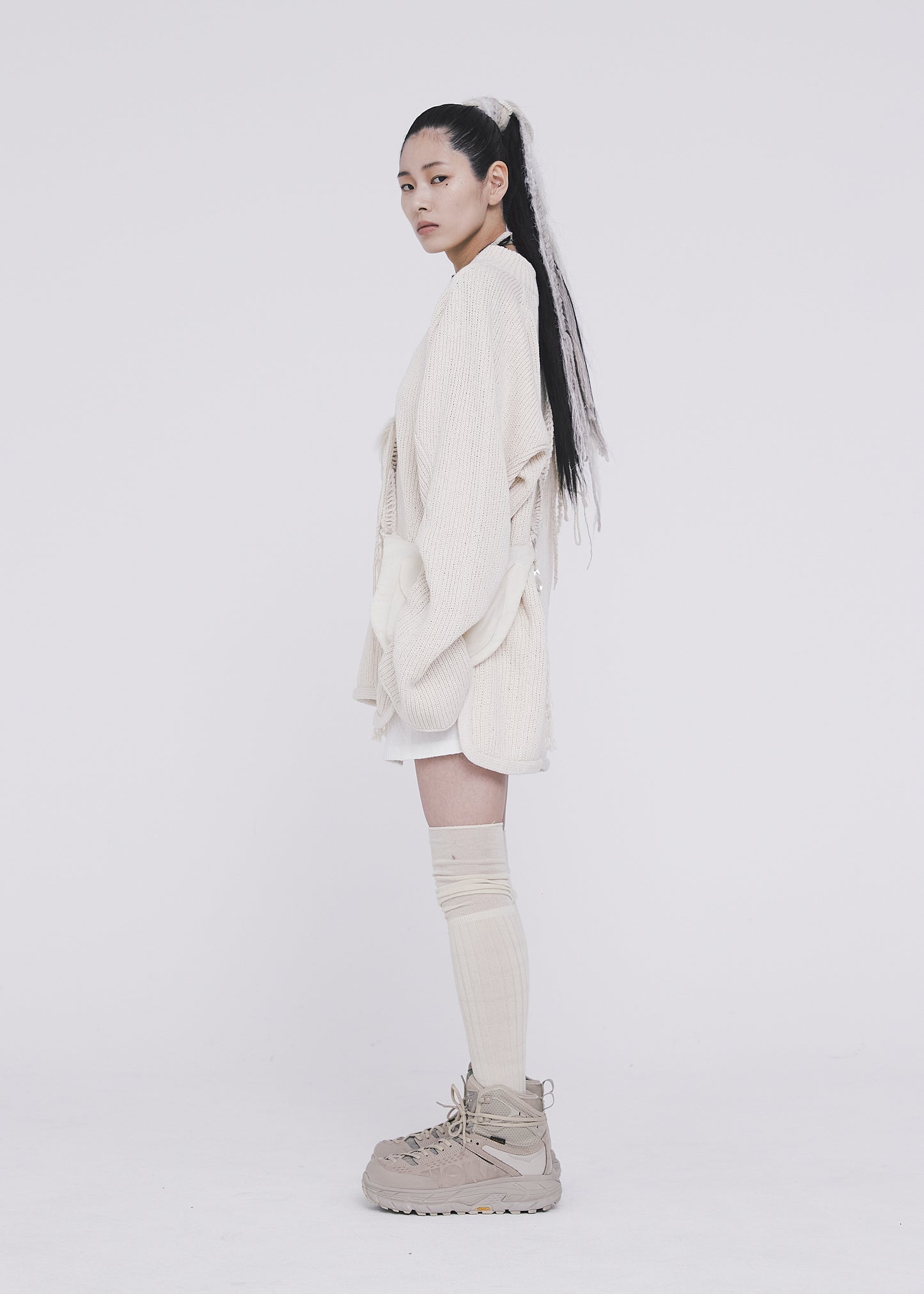 Oversized Knit w/ Necklace