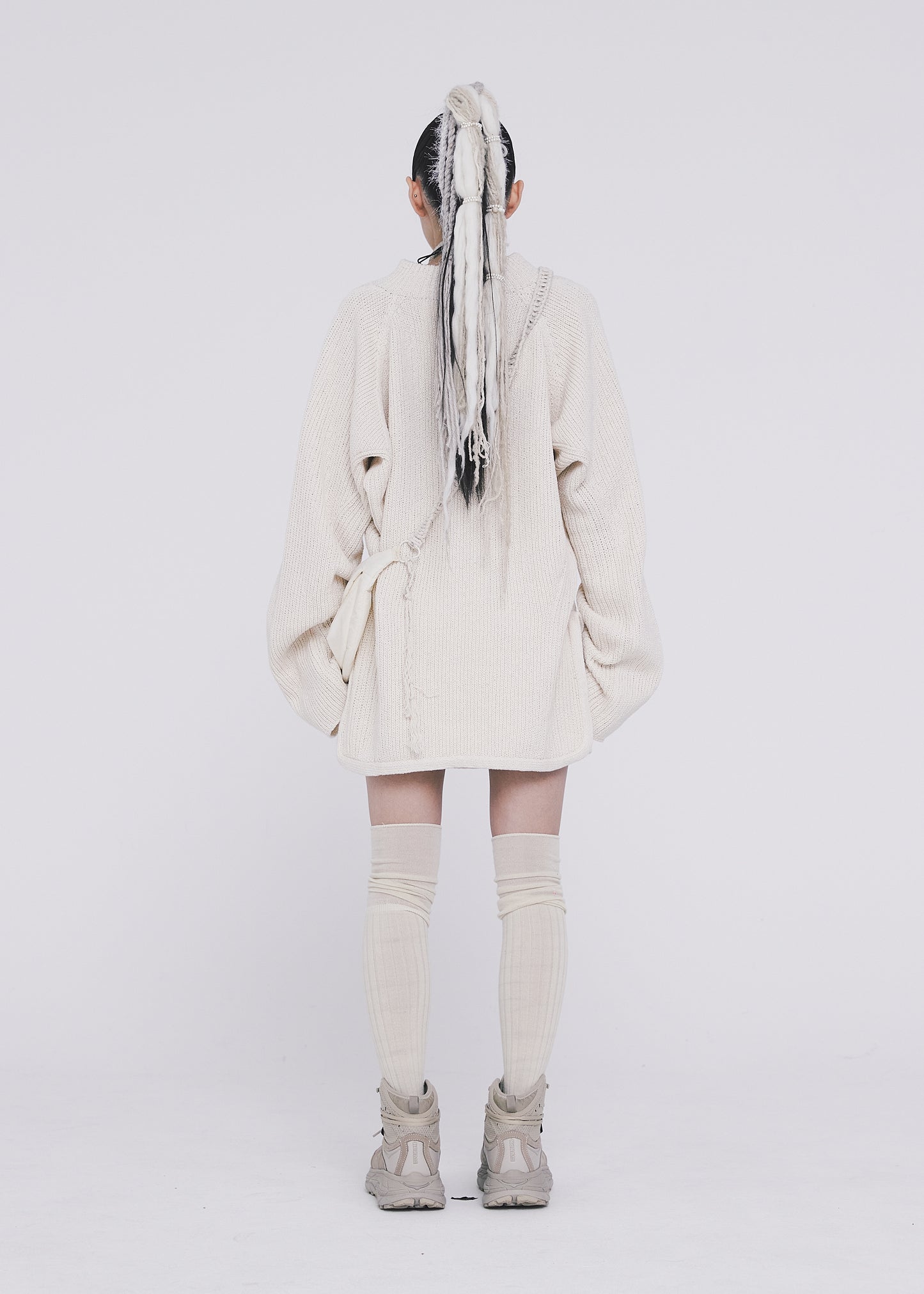 Oversized Knit w/ Necklace