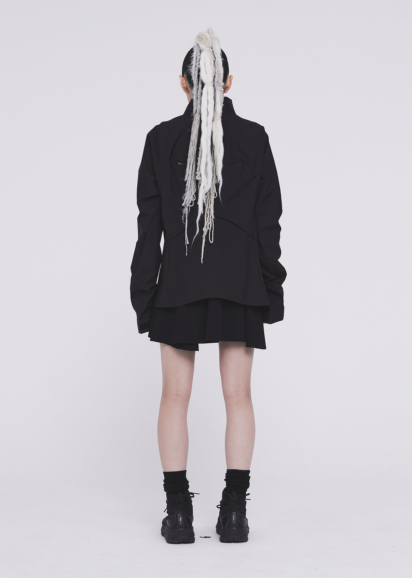 Asymmetric Paneled Jacket