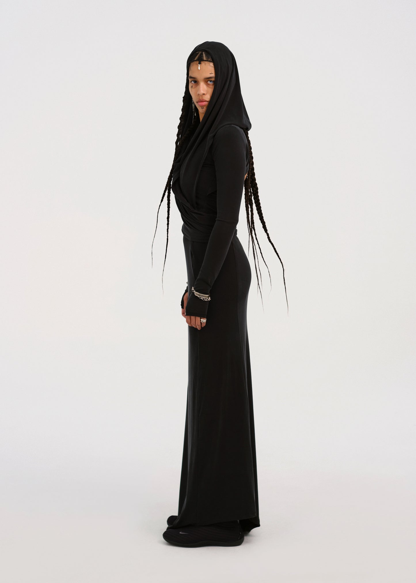 Hooded Long Dress
