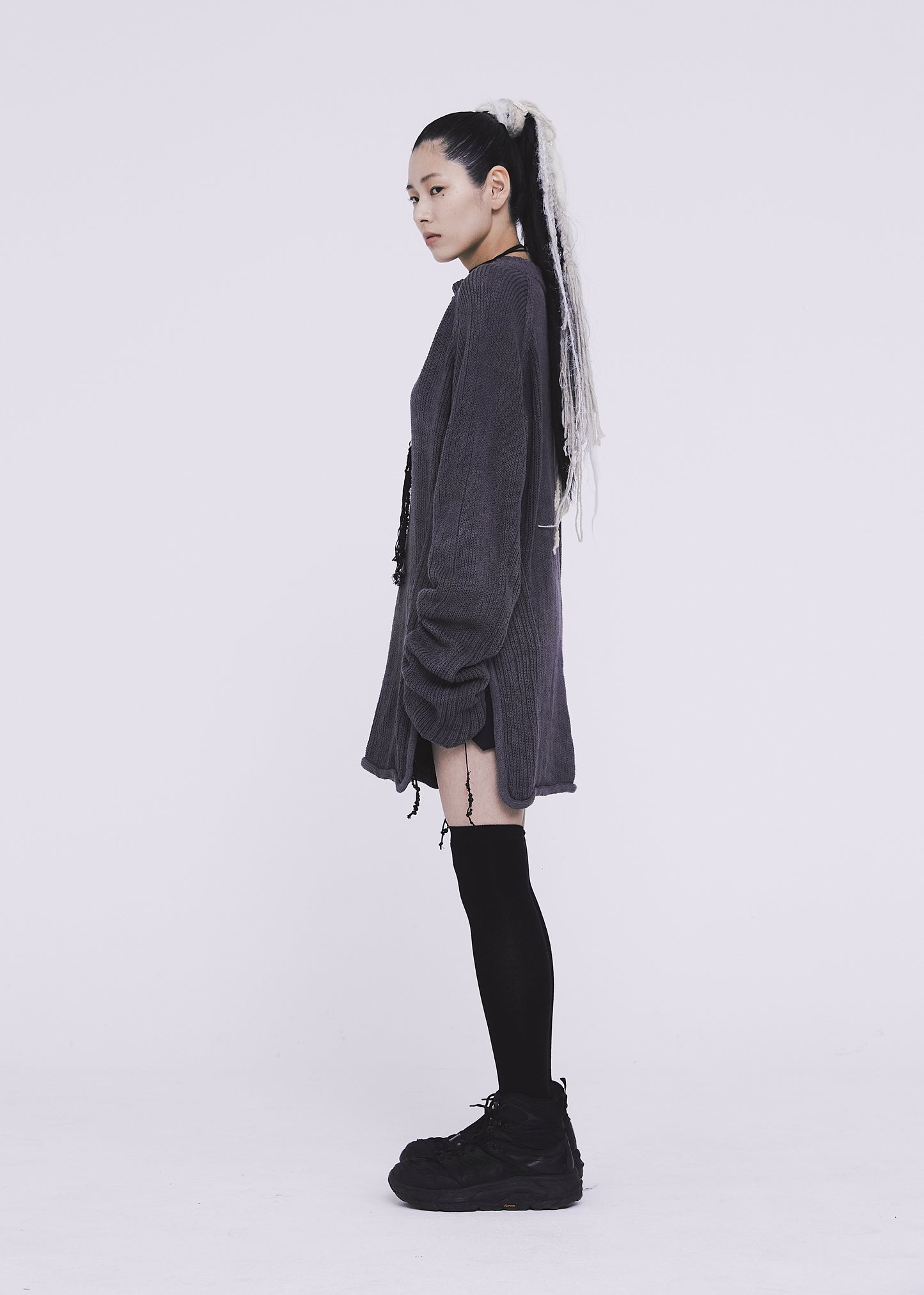 Oversized Knit w/ Necklace