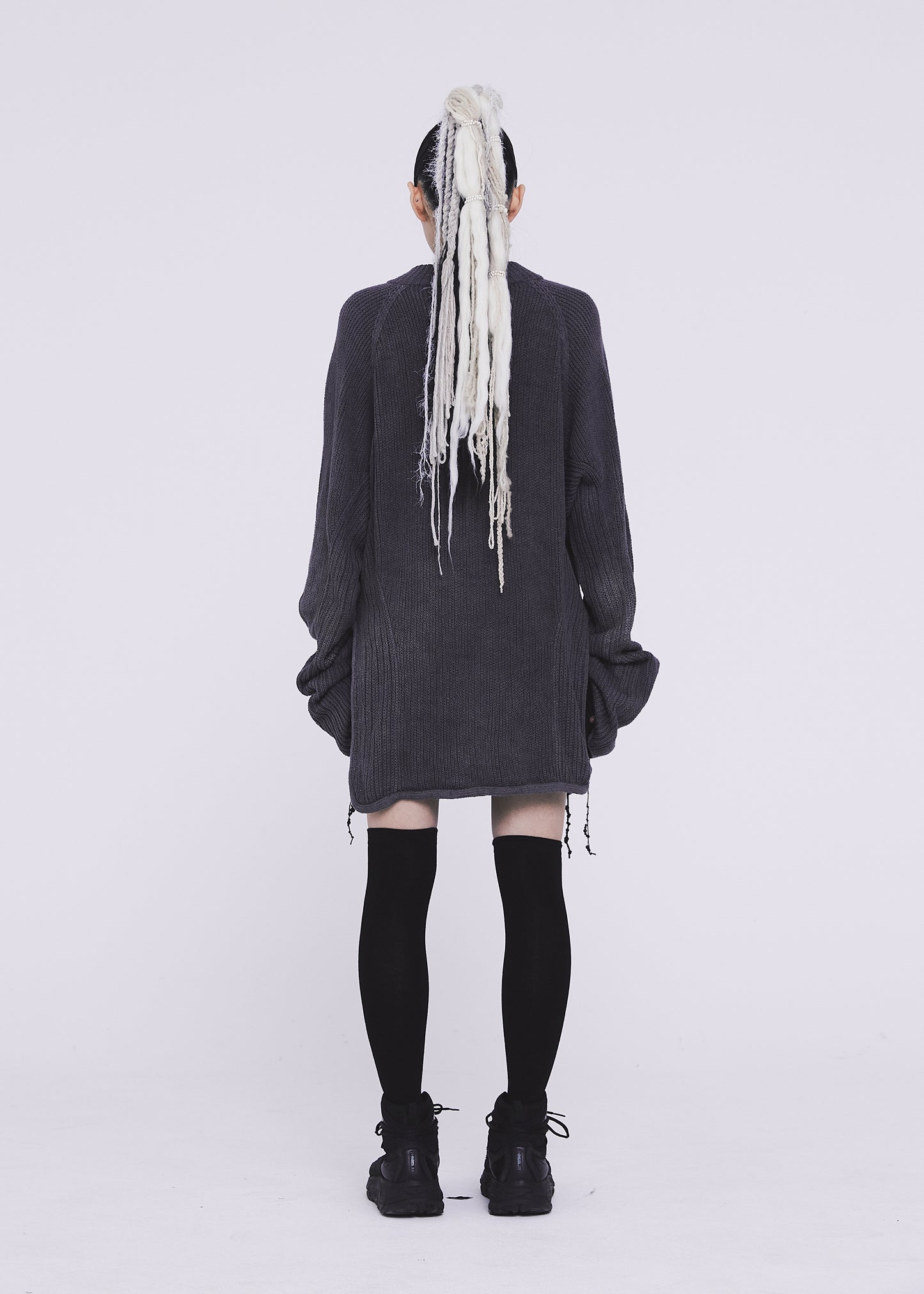 Oversized Knit w/ Necklace