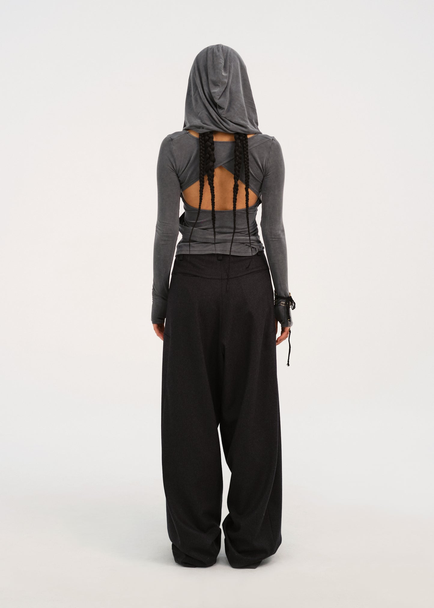 Wide Wool Pants