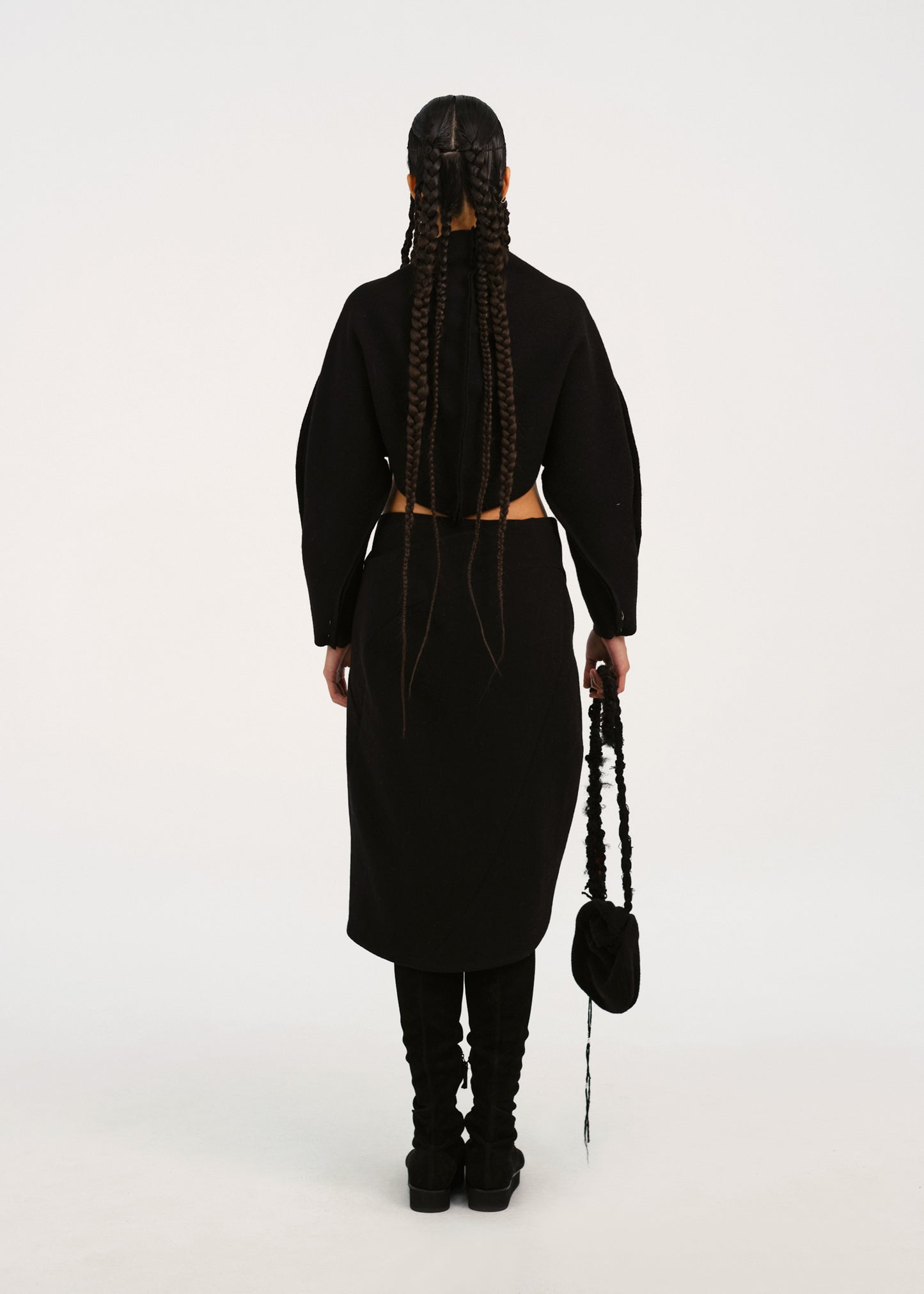 Beaded Silver Charm Skirt