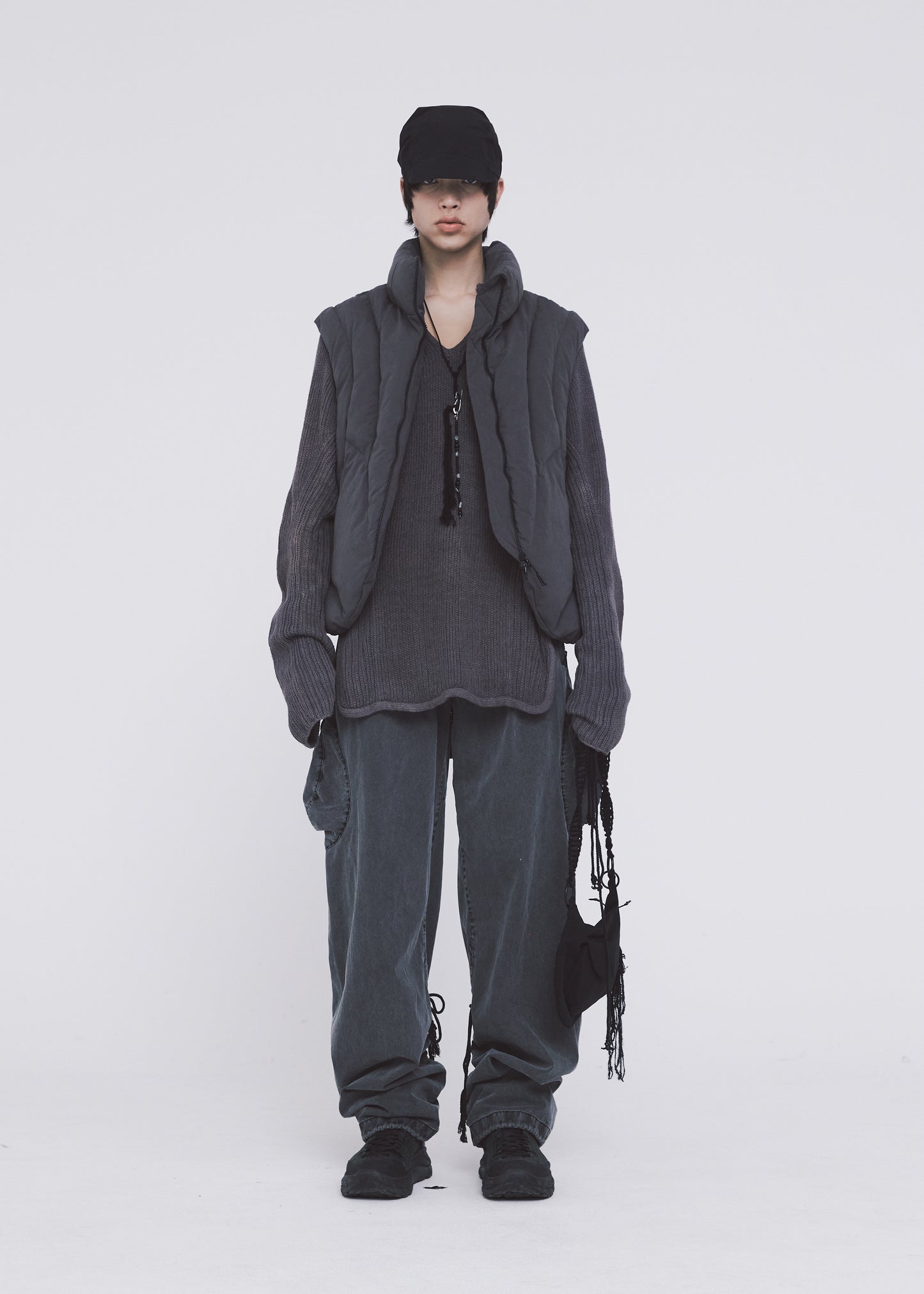 Oversized Knit w/ Necklace