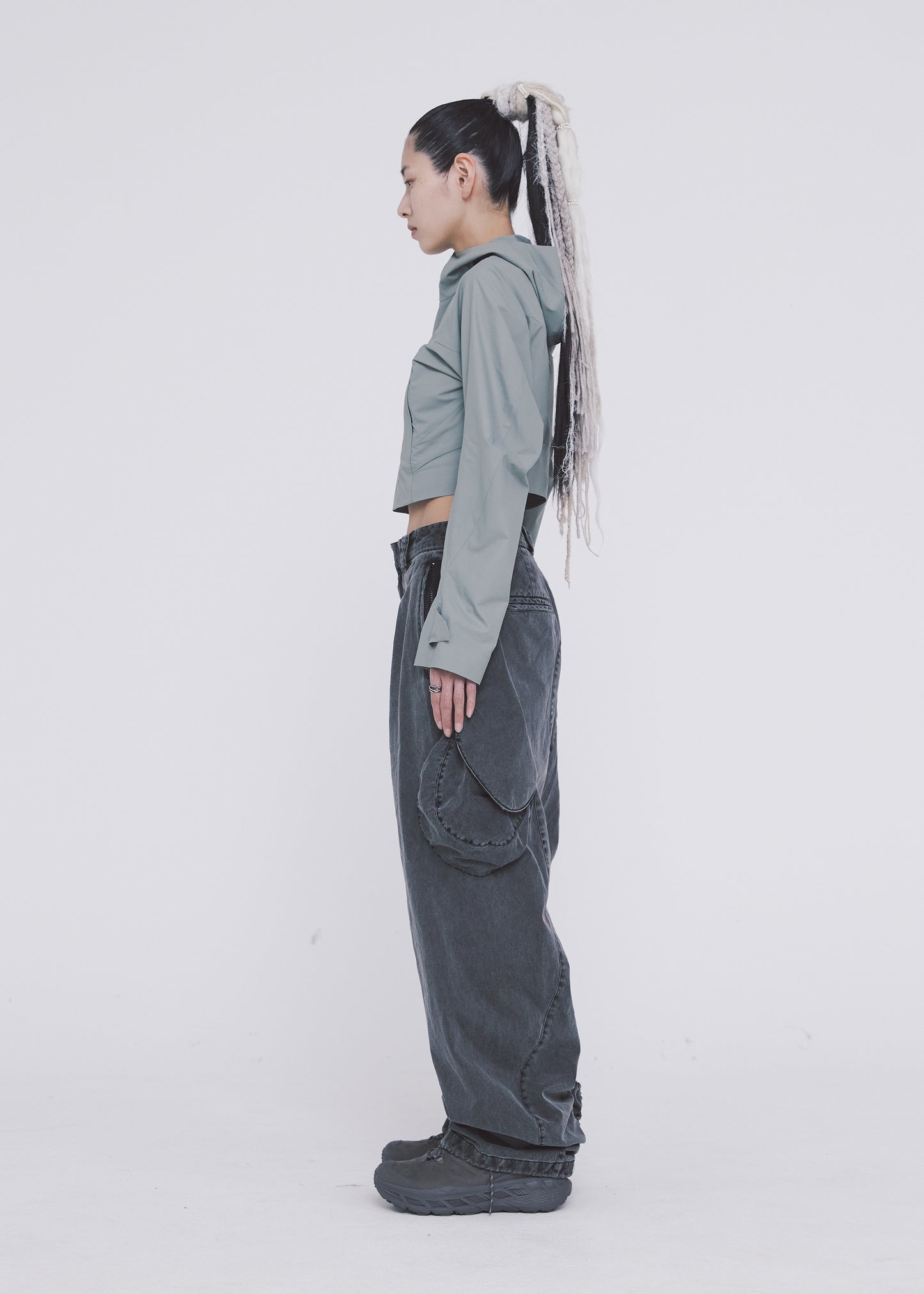 Cropped Shell Jacket