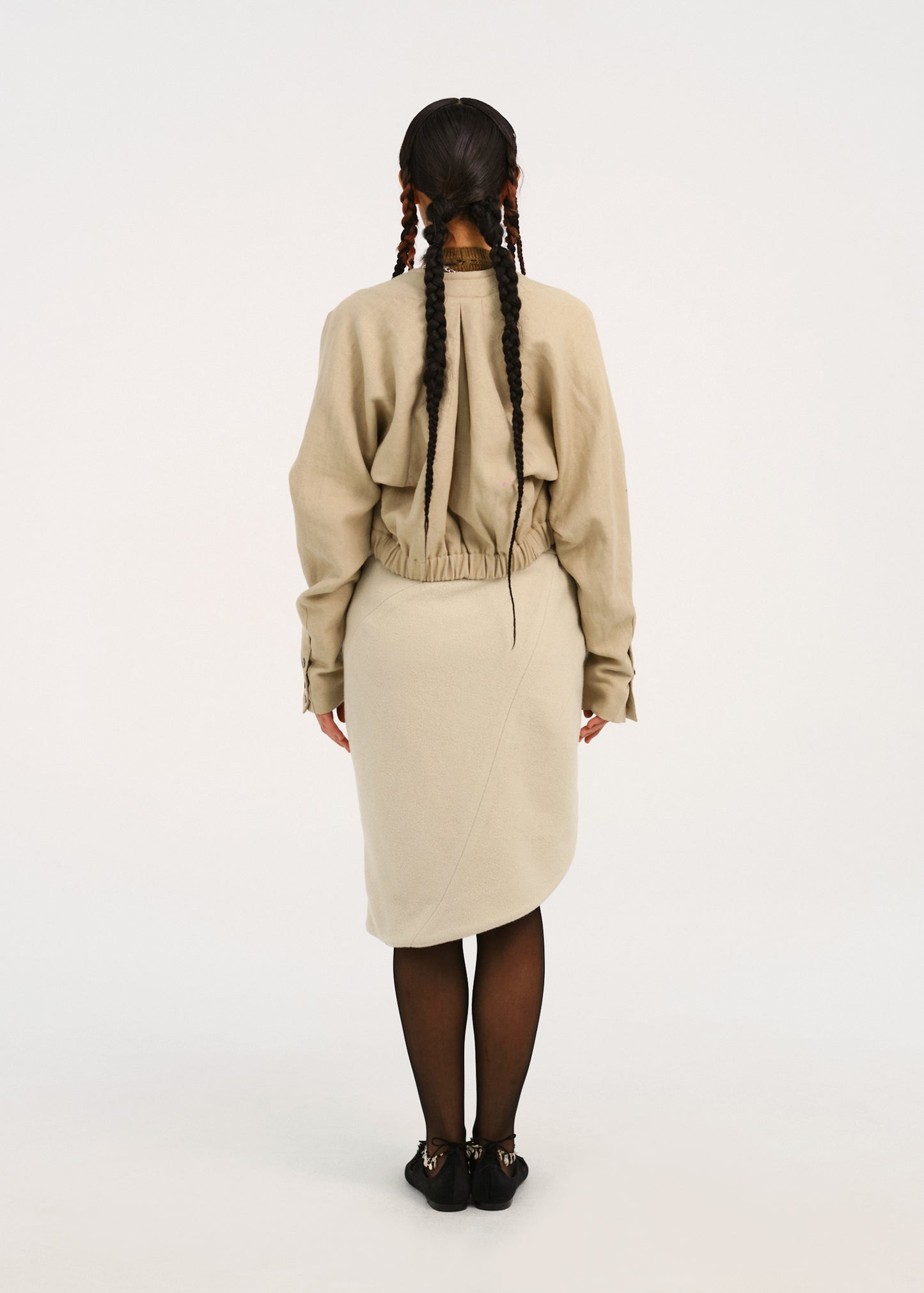 Beaded Silver Charm Skirt