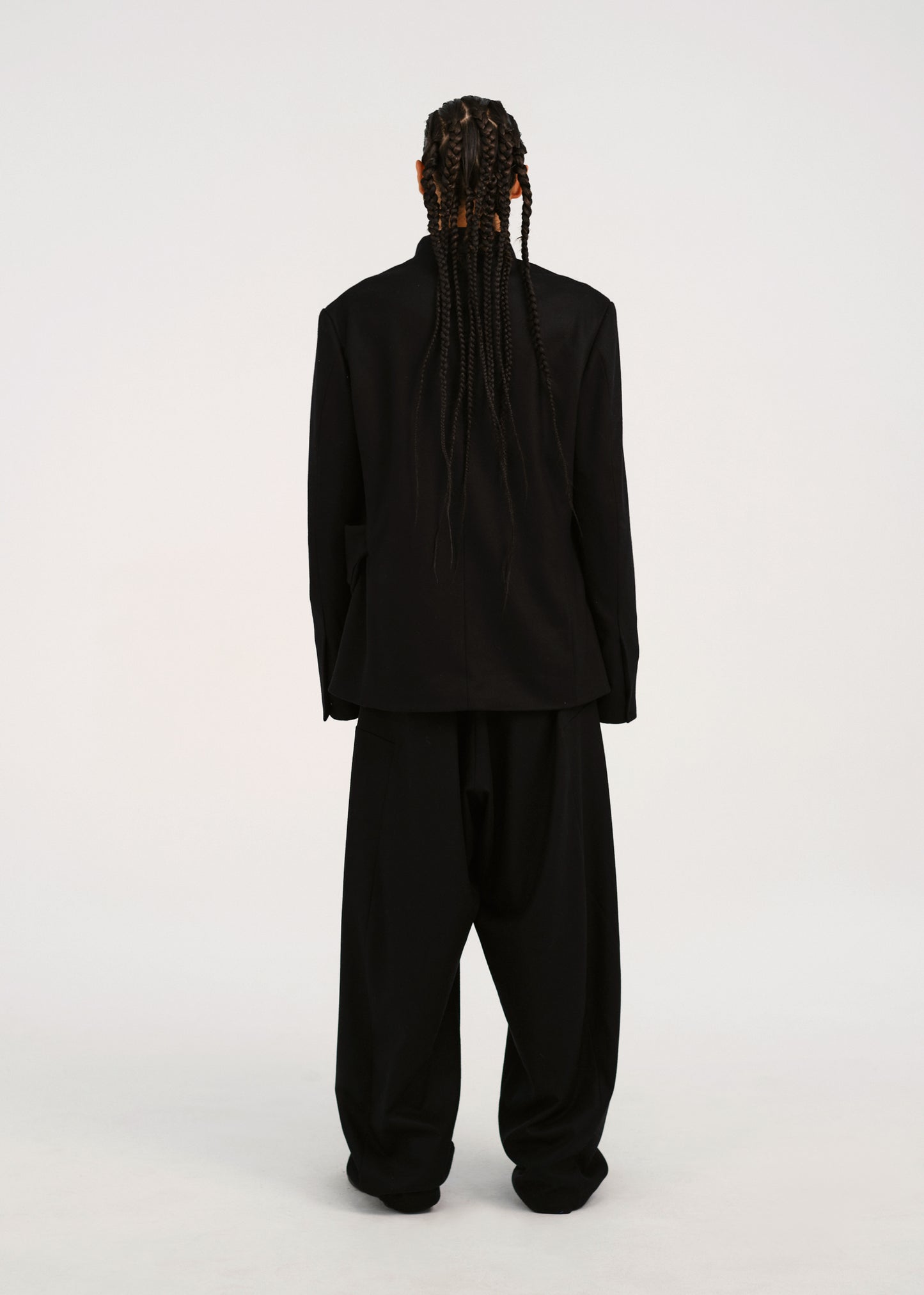 Wide Wool Pants