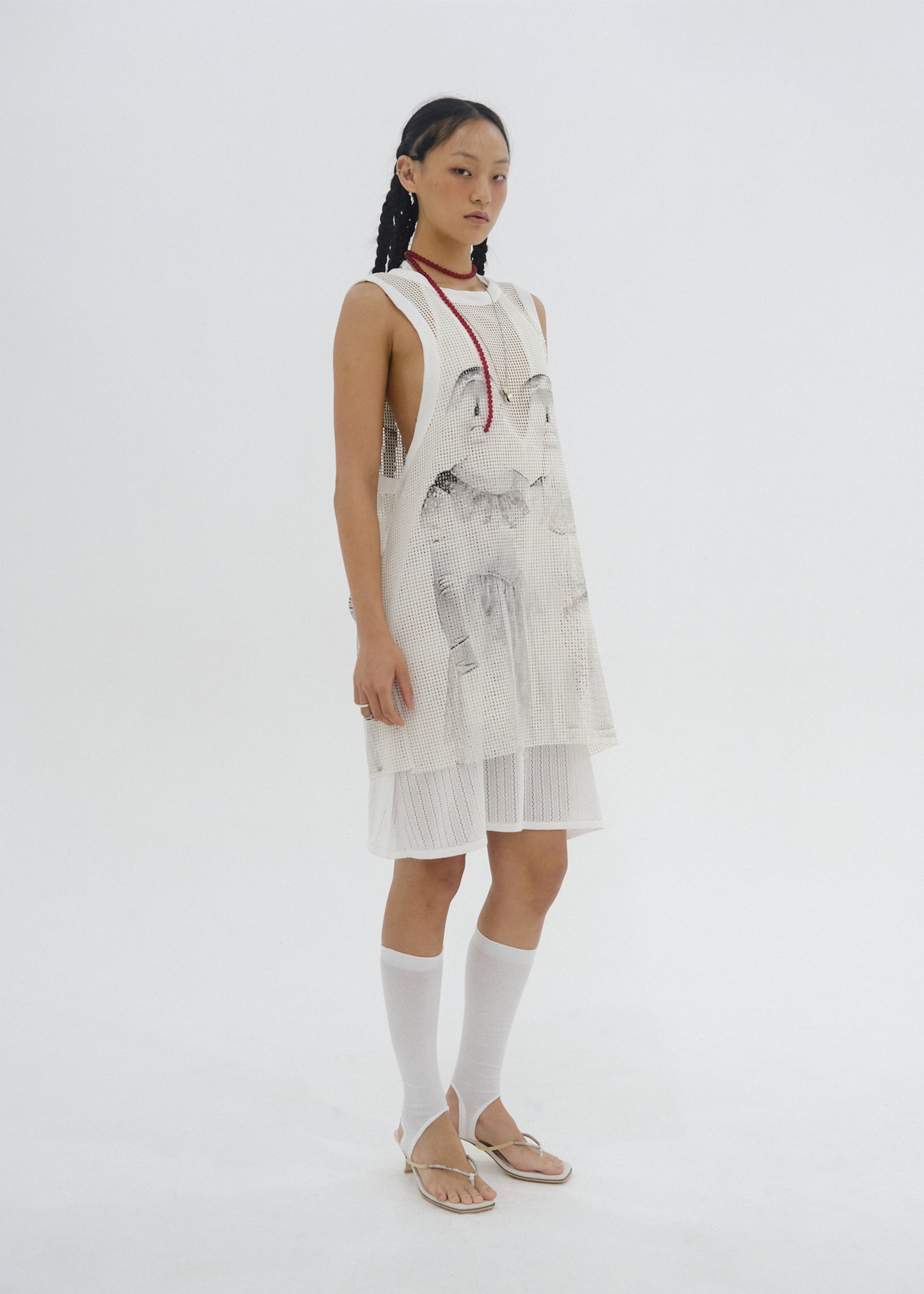 "JR" Mesh Sleeveless