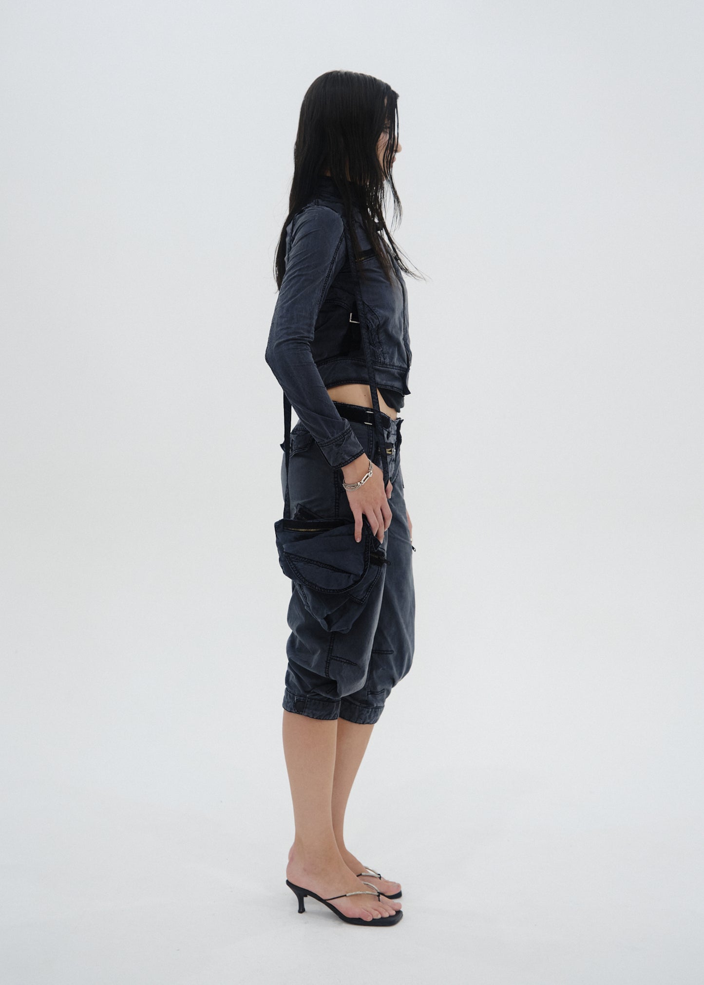 Dyed Moto Jacket