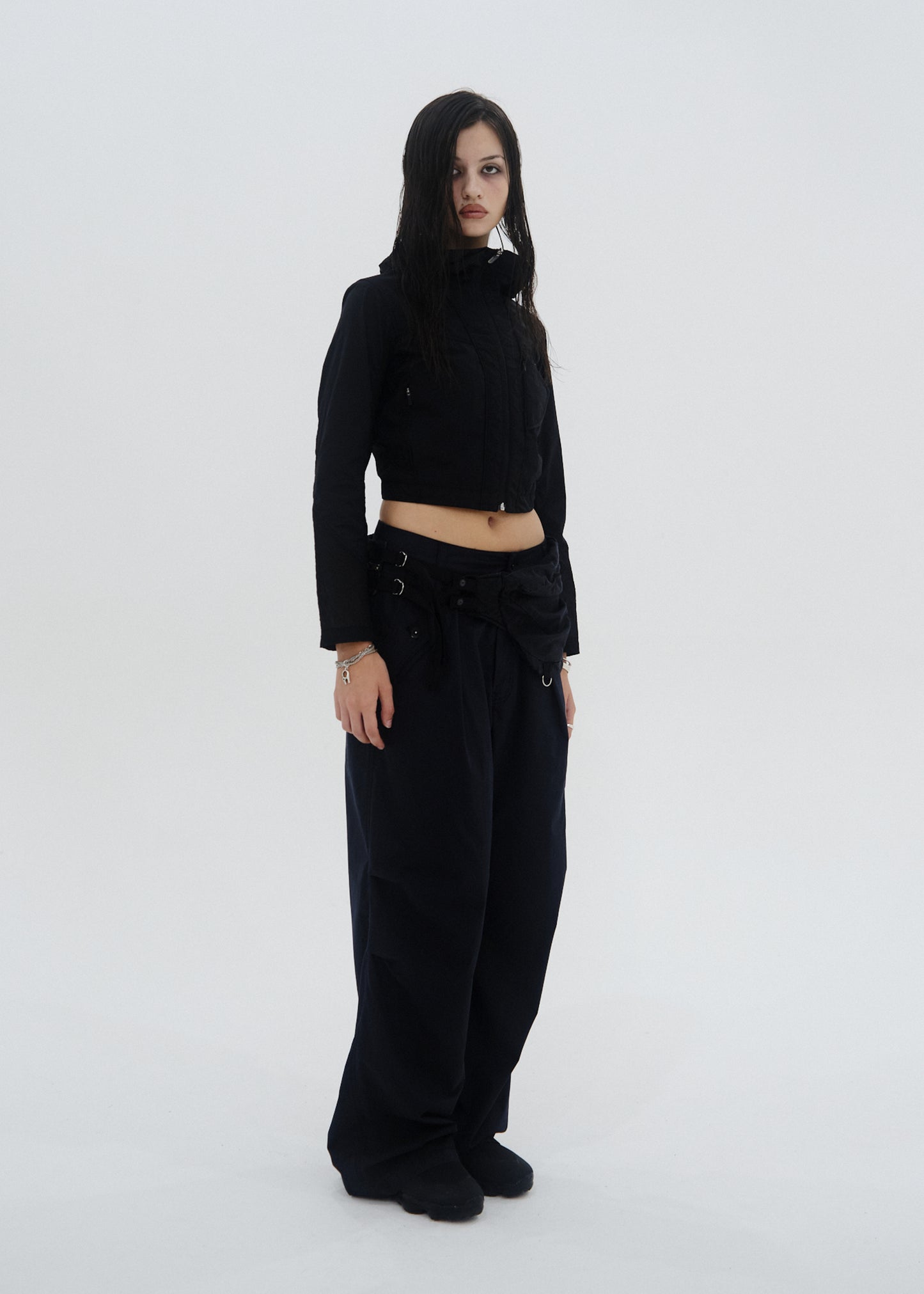 Paneled Crop Jacket