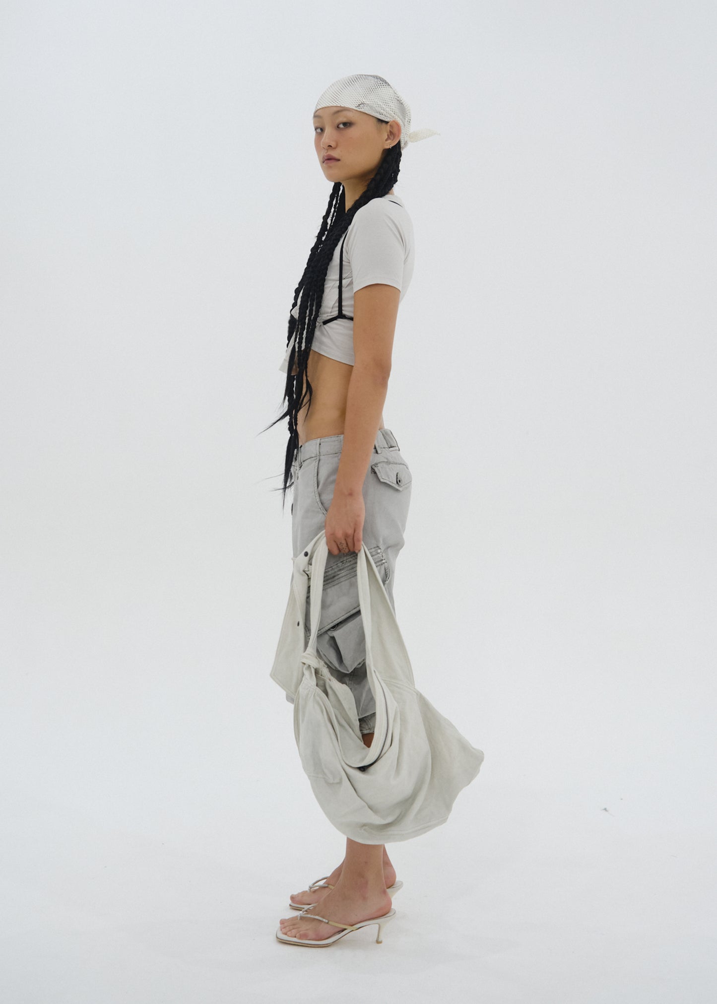 Hemstitch Crop Top