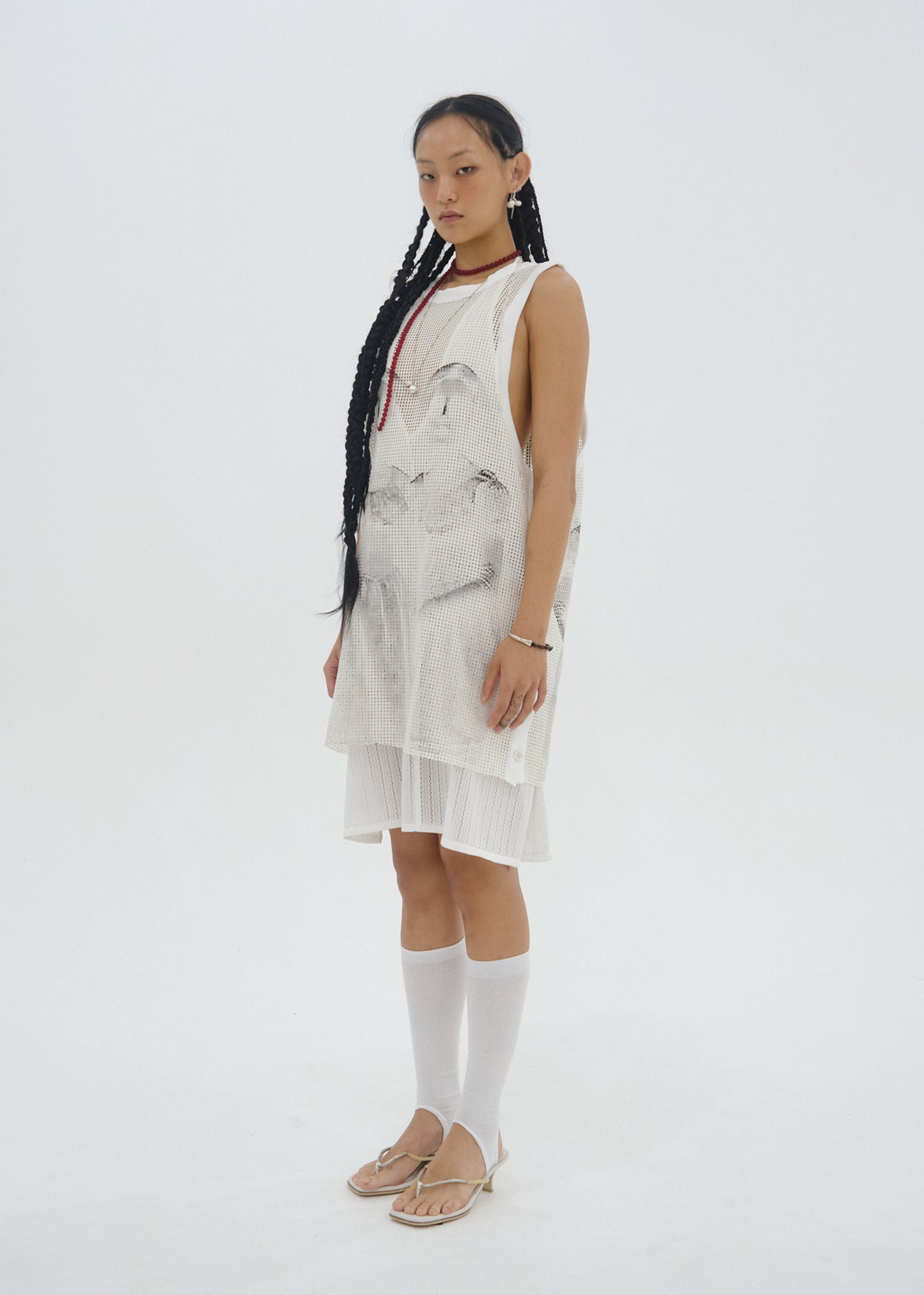 "JR" Mesh Sleeveless