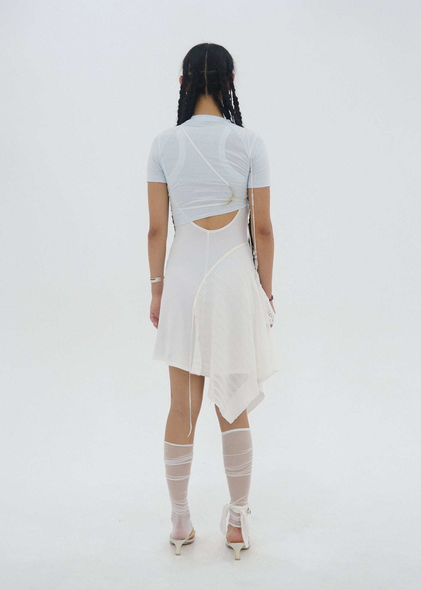 Hemstitch Crop Top