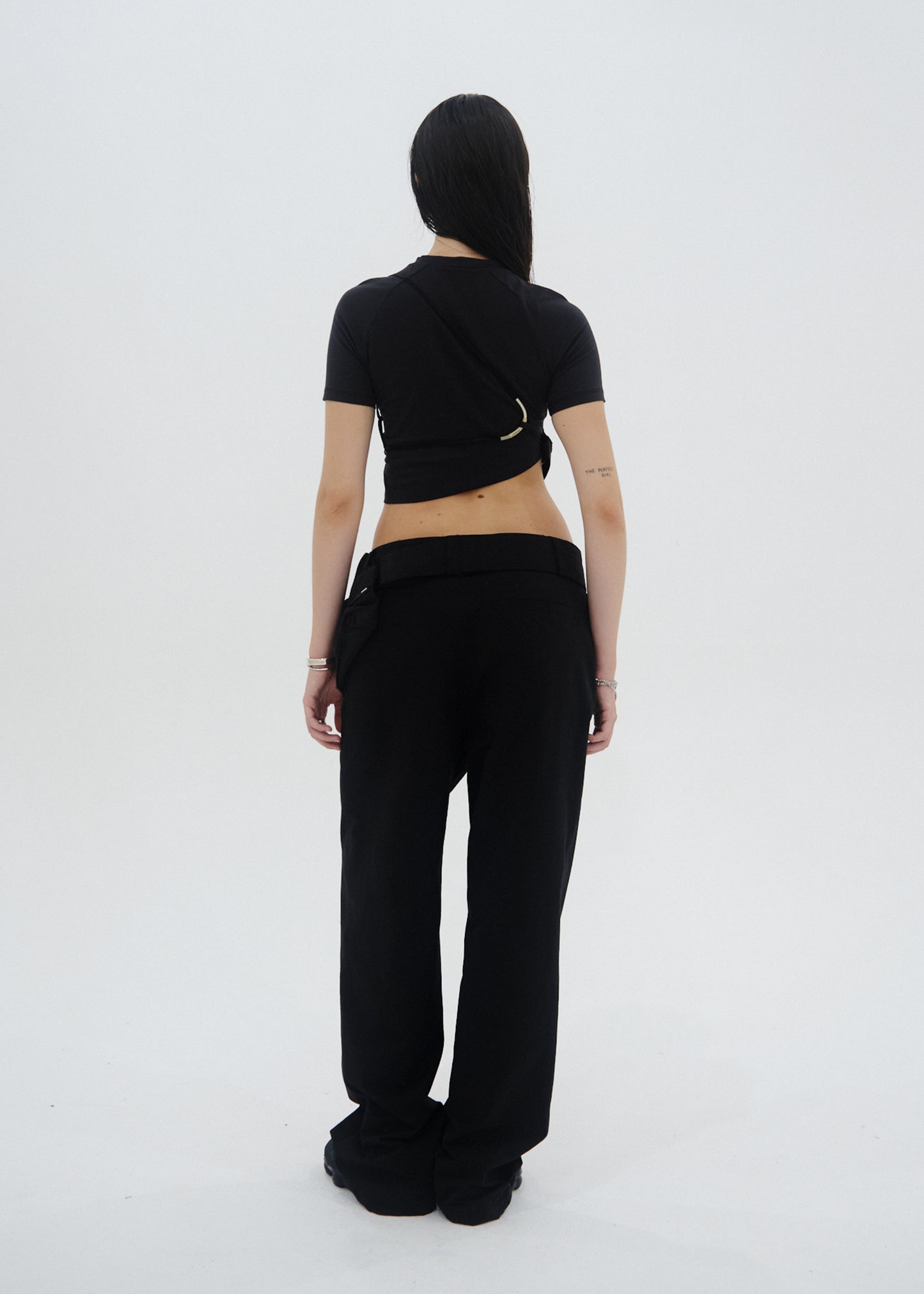 Hemstitch Crop Top