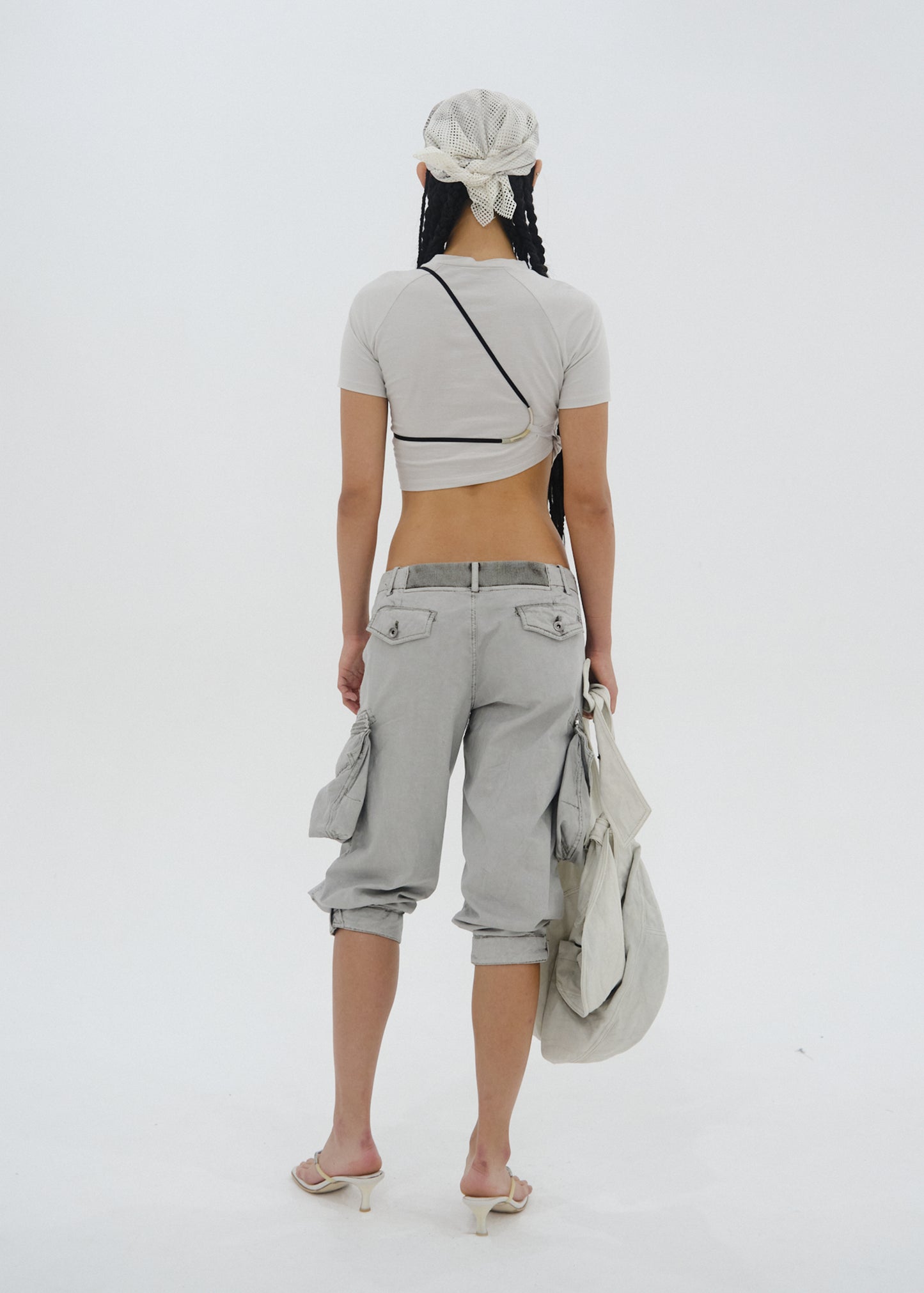 Hemstitch Crop Top