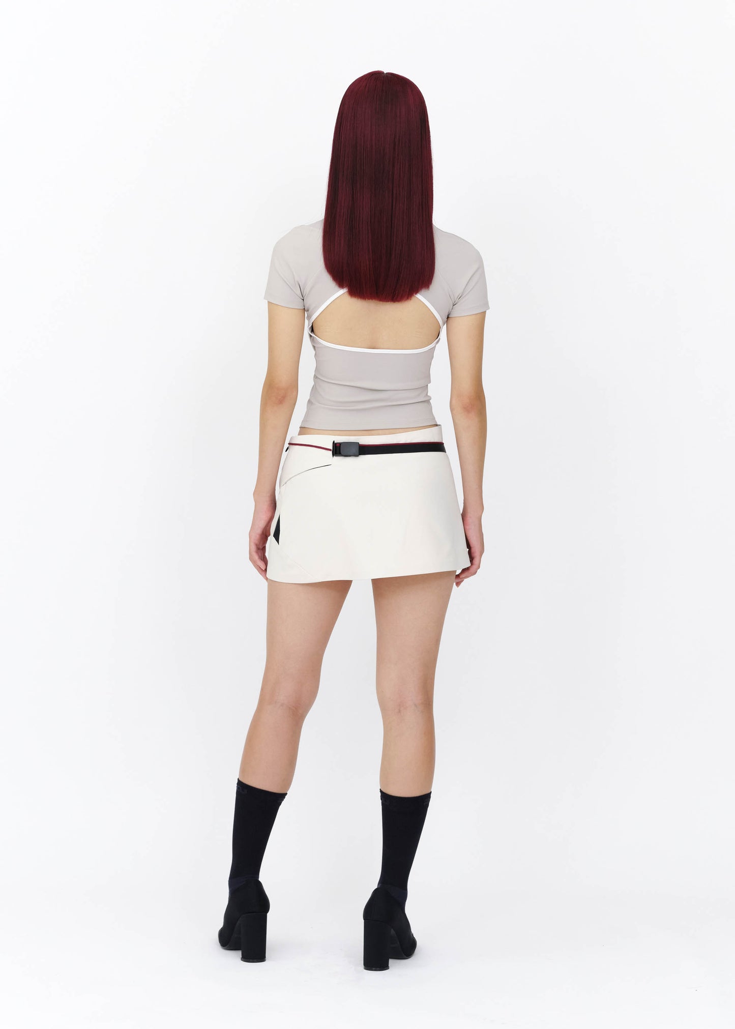 Slashed Zip Top