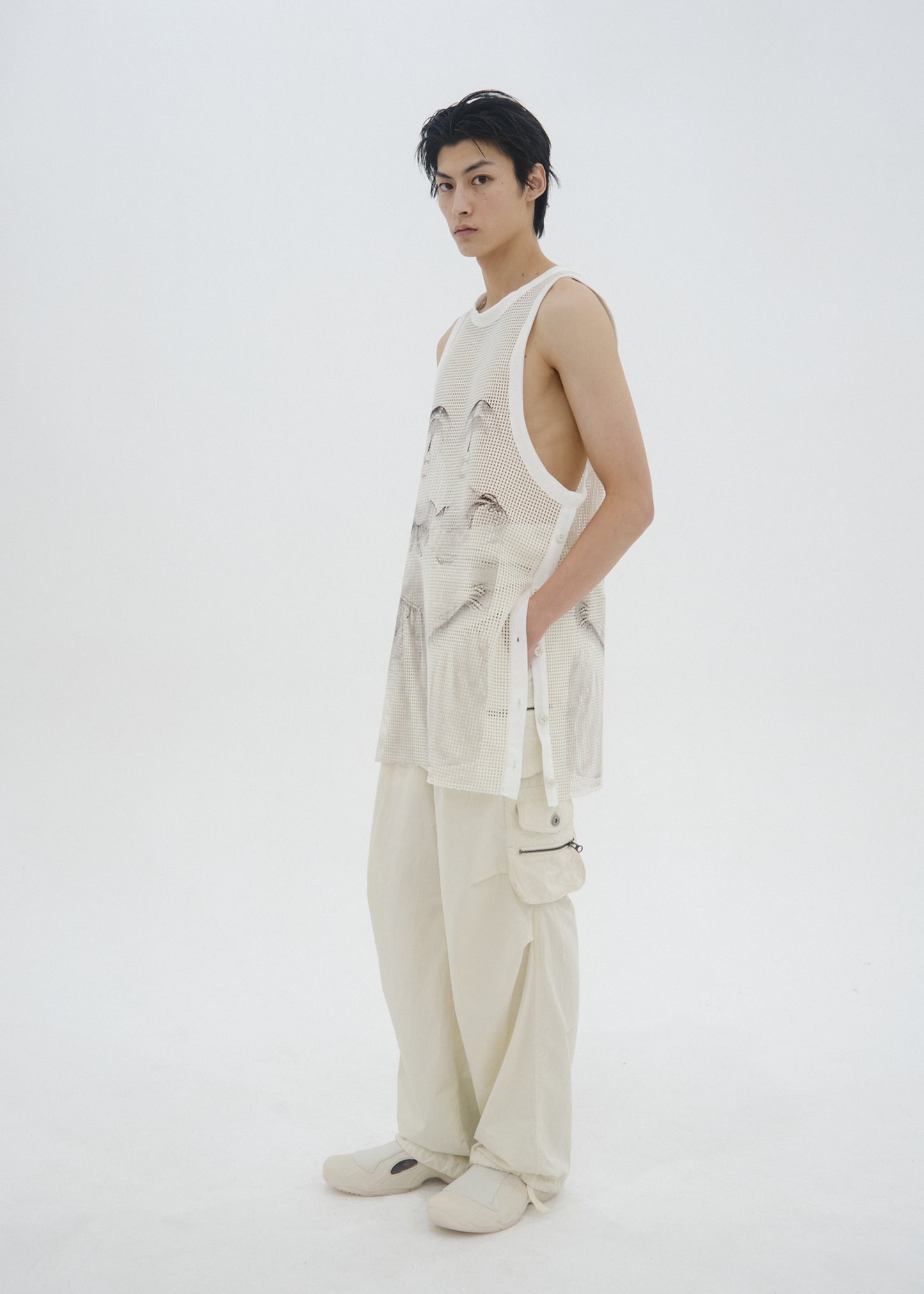 "JR" Mesh Sleeveless
