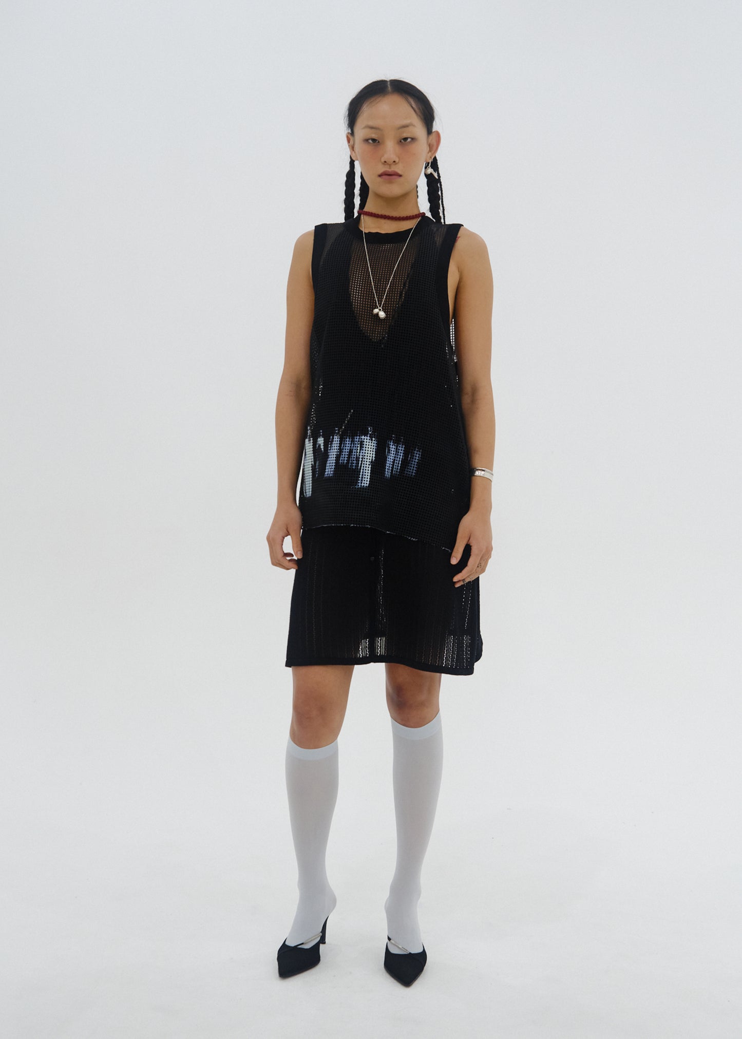 "JR" Mesh Sleeveless