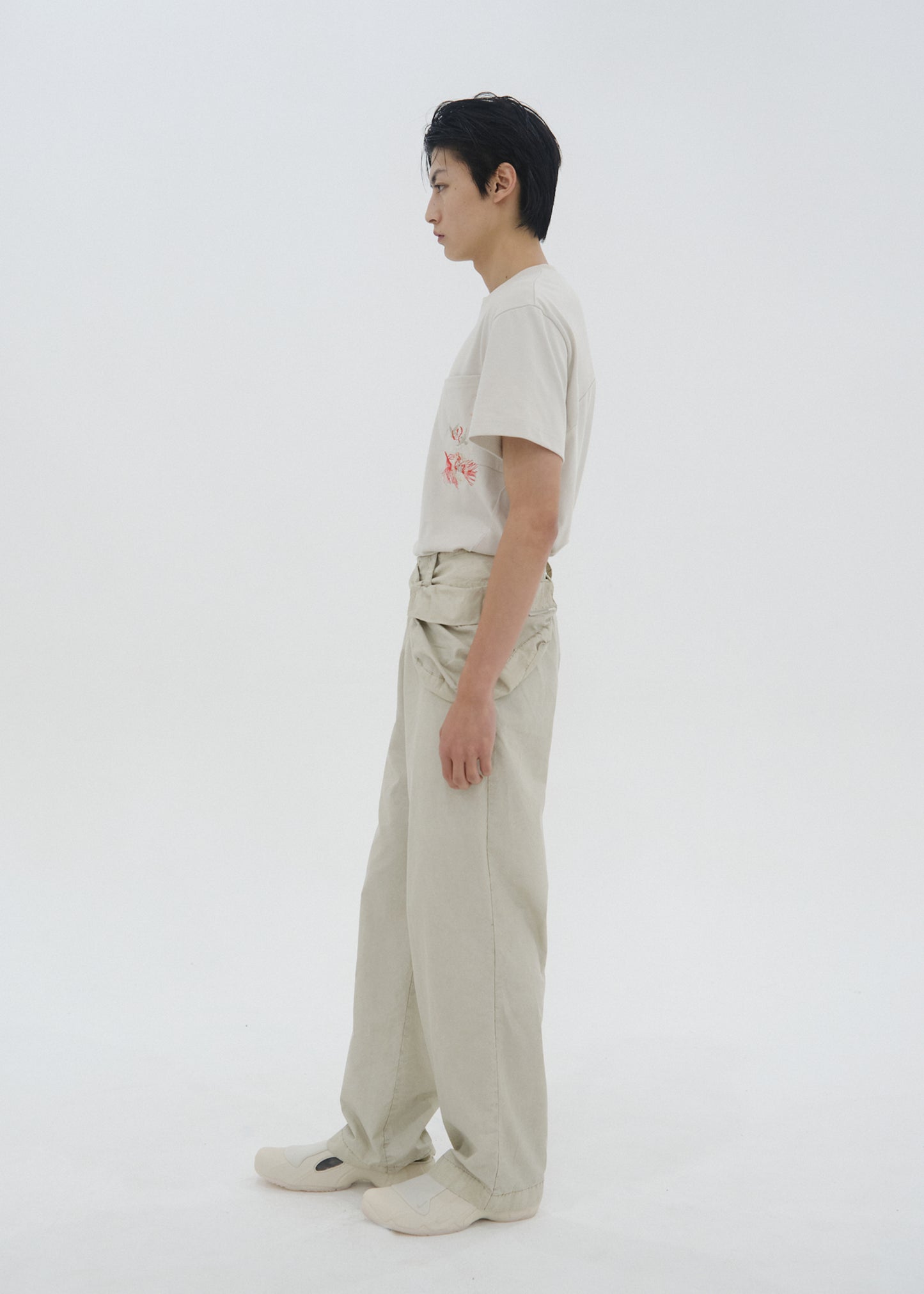 Cotton Pants w/ Waist Bag