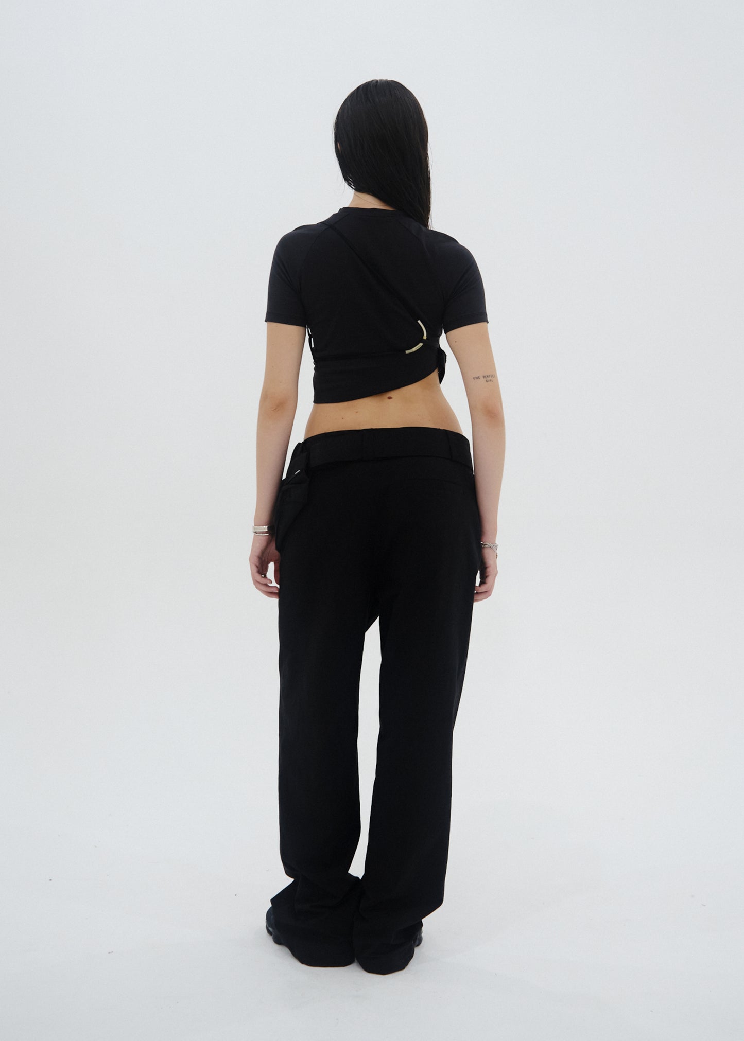 Cotton Pants w/ Waist Bag