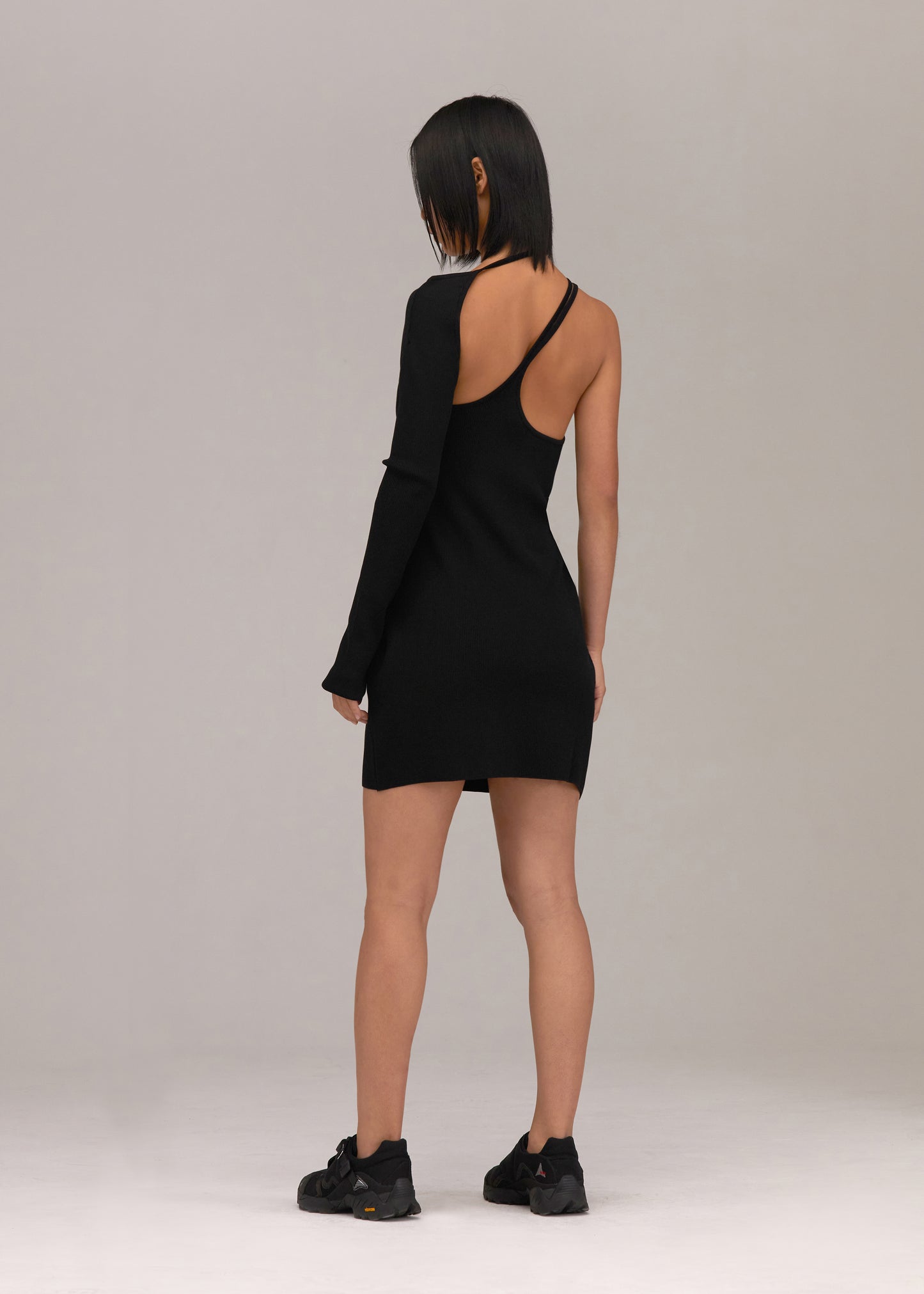 Knit Mini Dress w/ Sleeve
