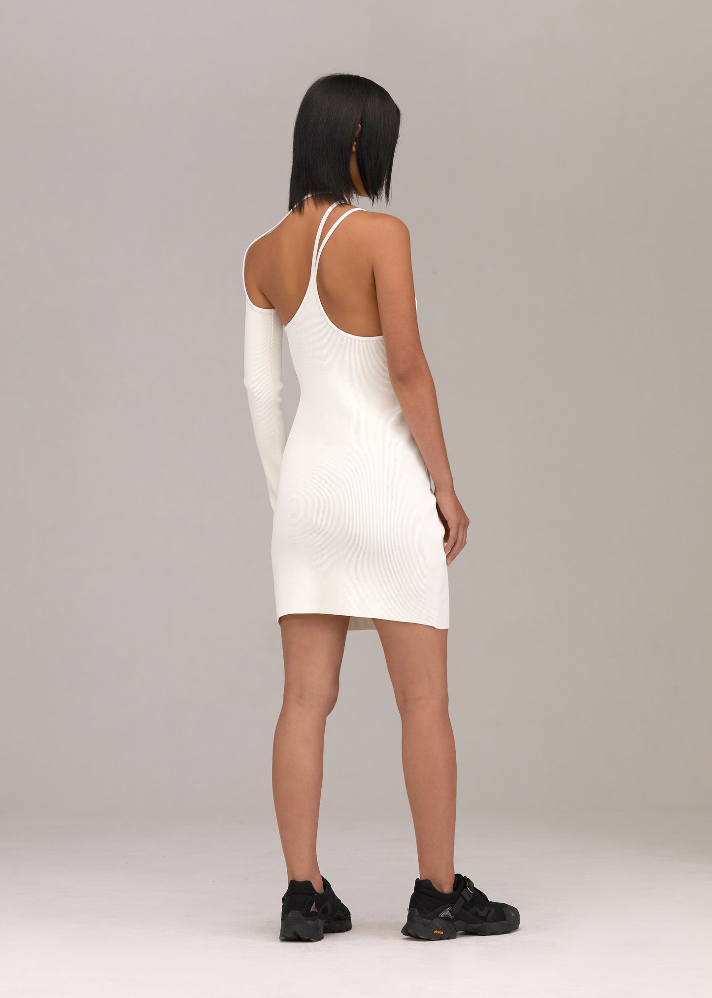 Knit Mini Dress w/ Sleeve