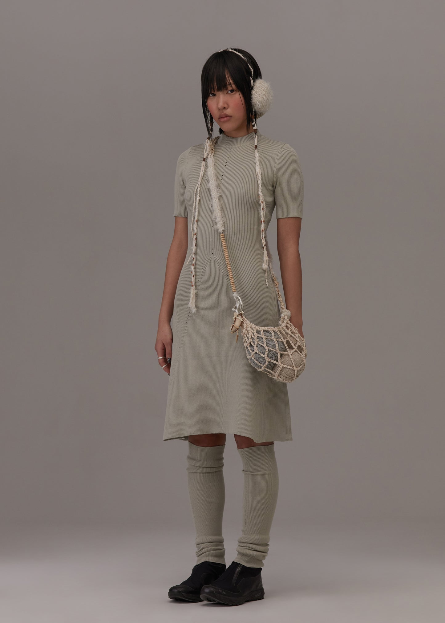 Knitted Cross Bag