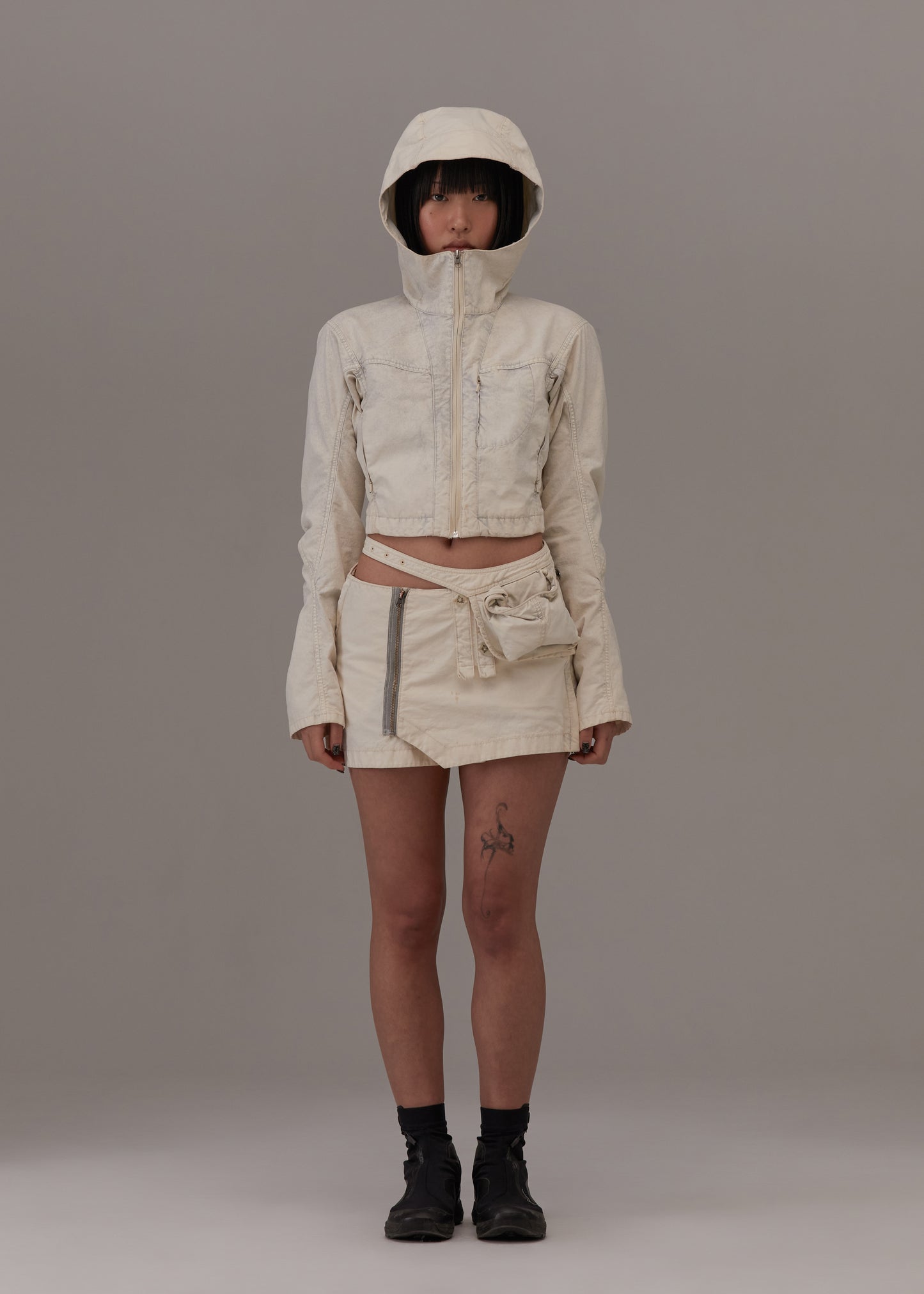 Washed Crop Jacket