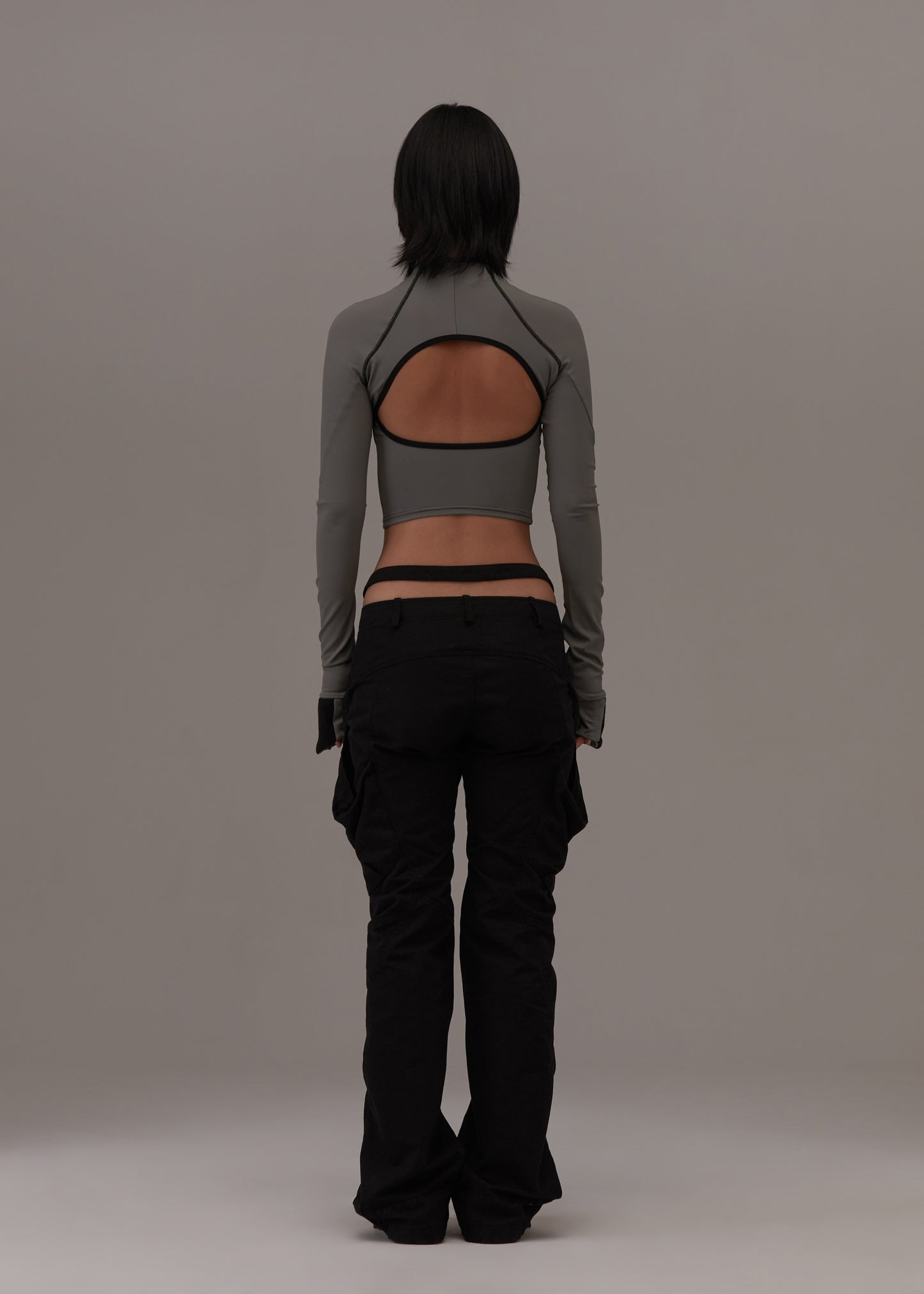 Low-Rise Pocket Pants