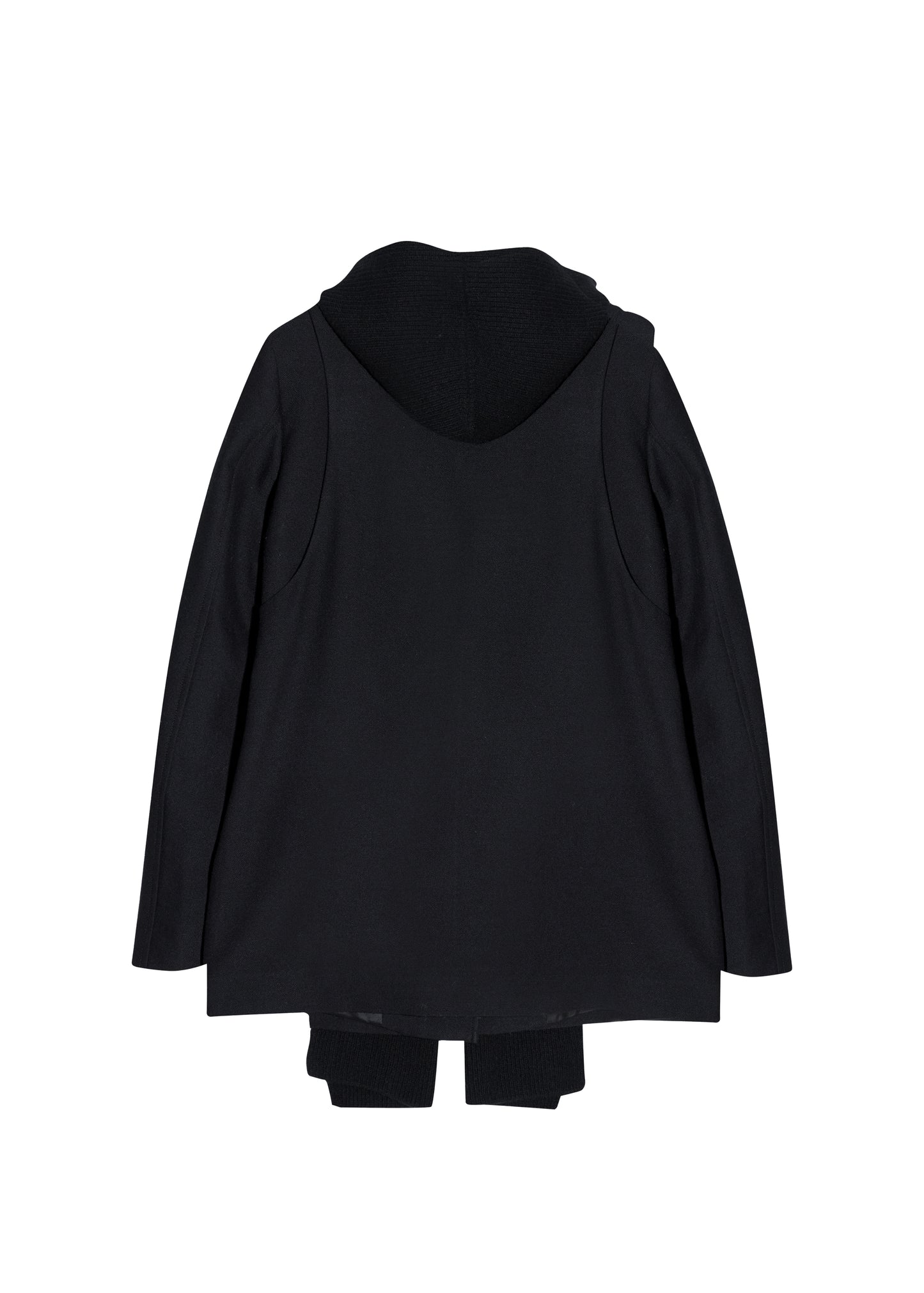 Silver Button Jacket w/ Hood Muffler