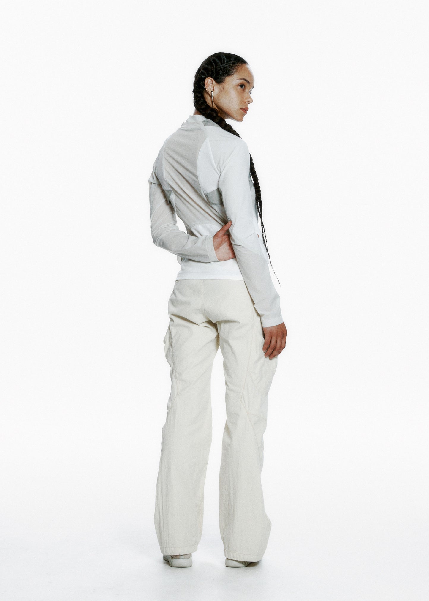 Paneled Windbreaker