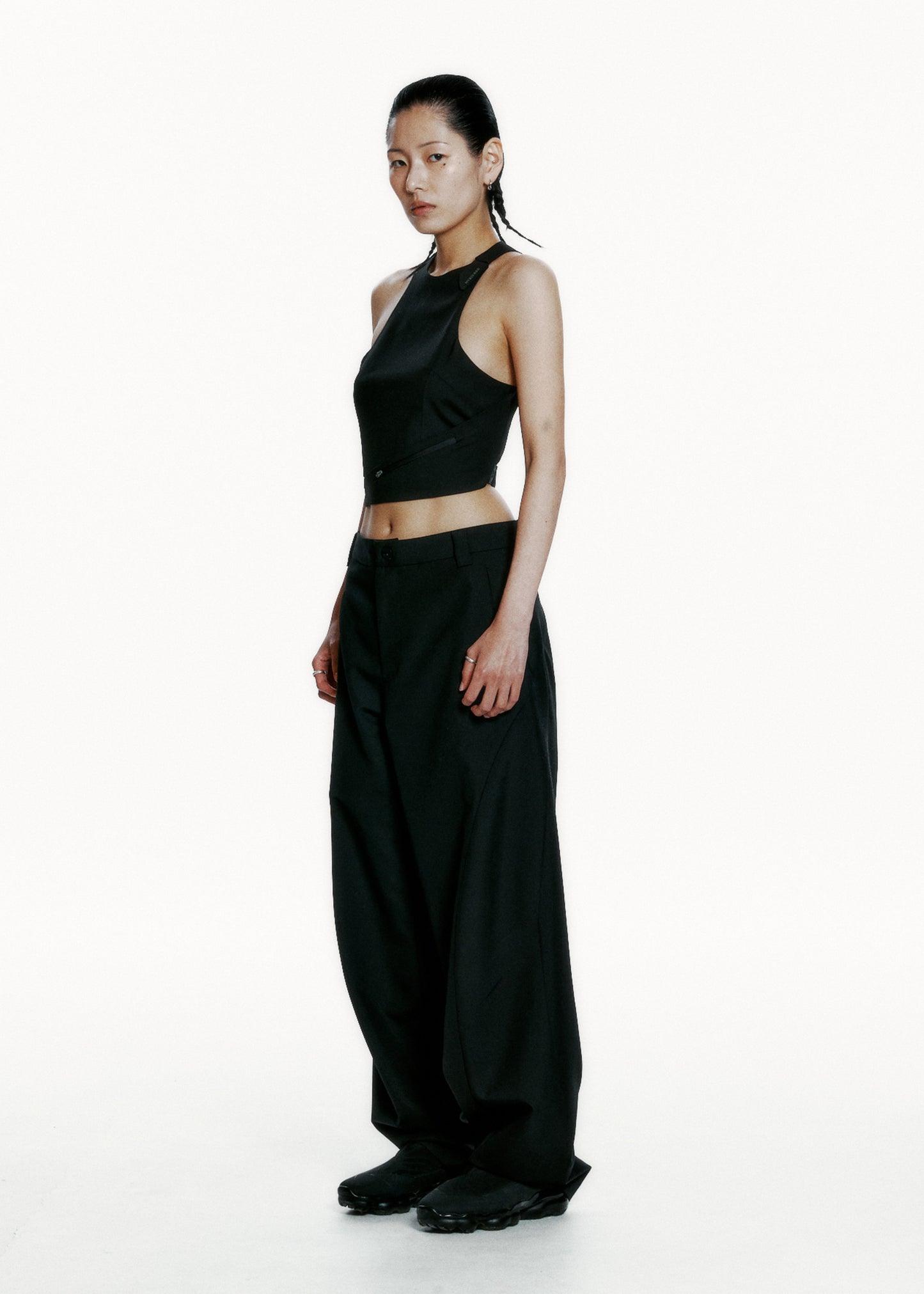 Wide Pants w/ Beaded Belt