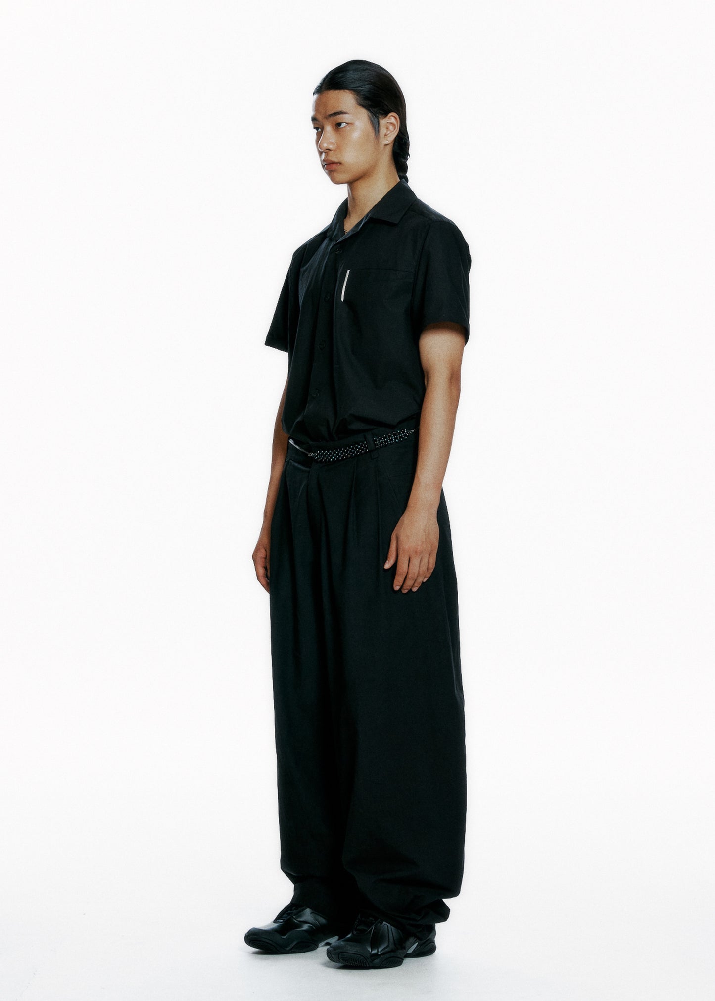 Wide Pants w/ Beaded Belt