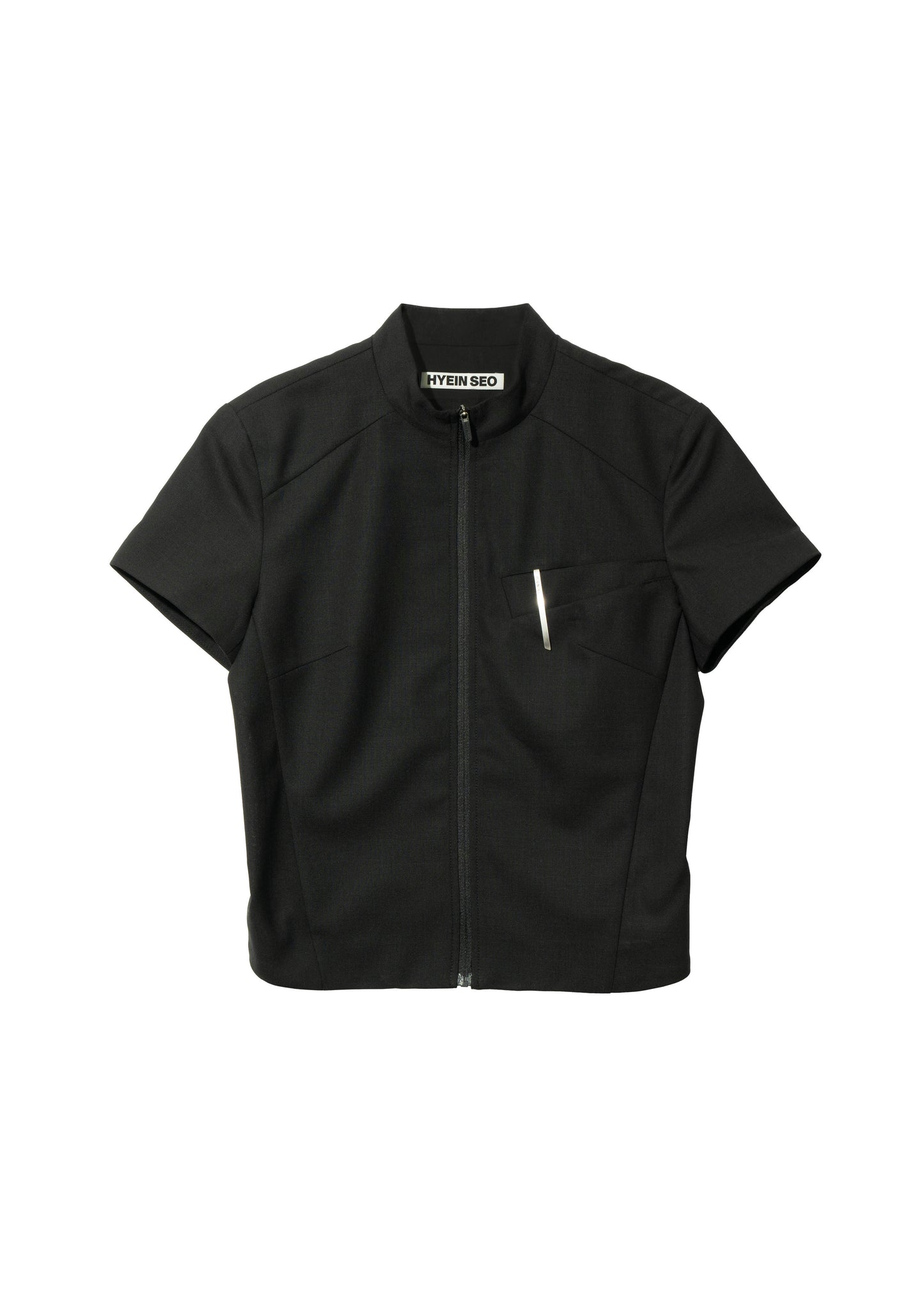 Zip Shirt w/ Pin