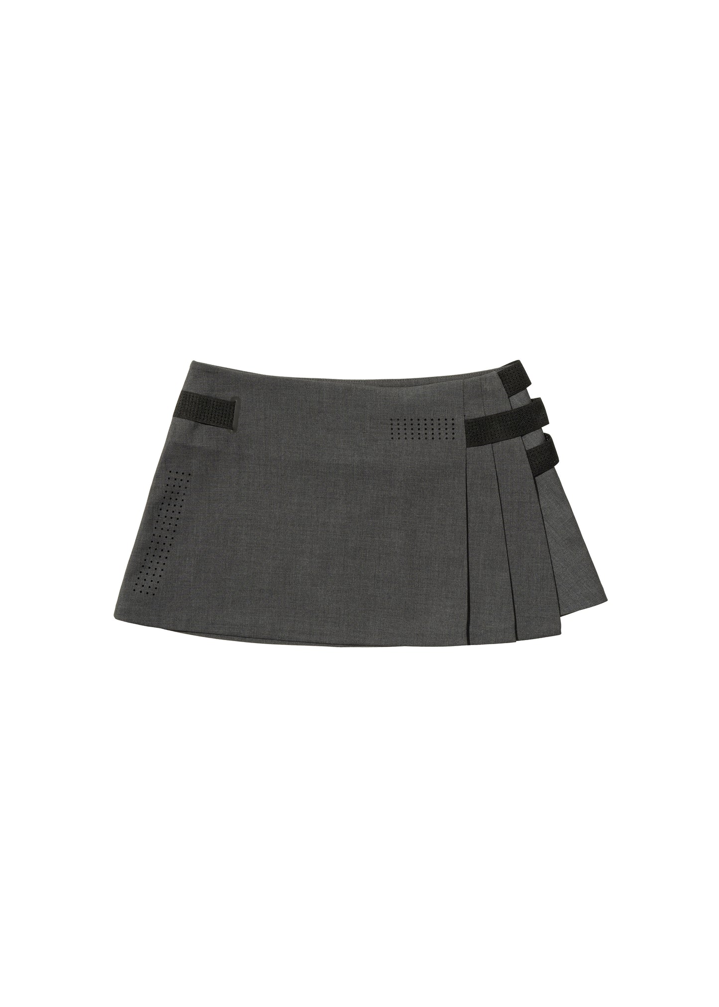 Pleated Wrap Skirt
