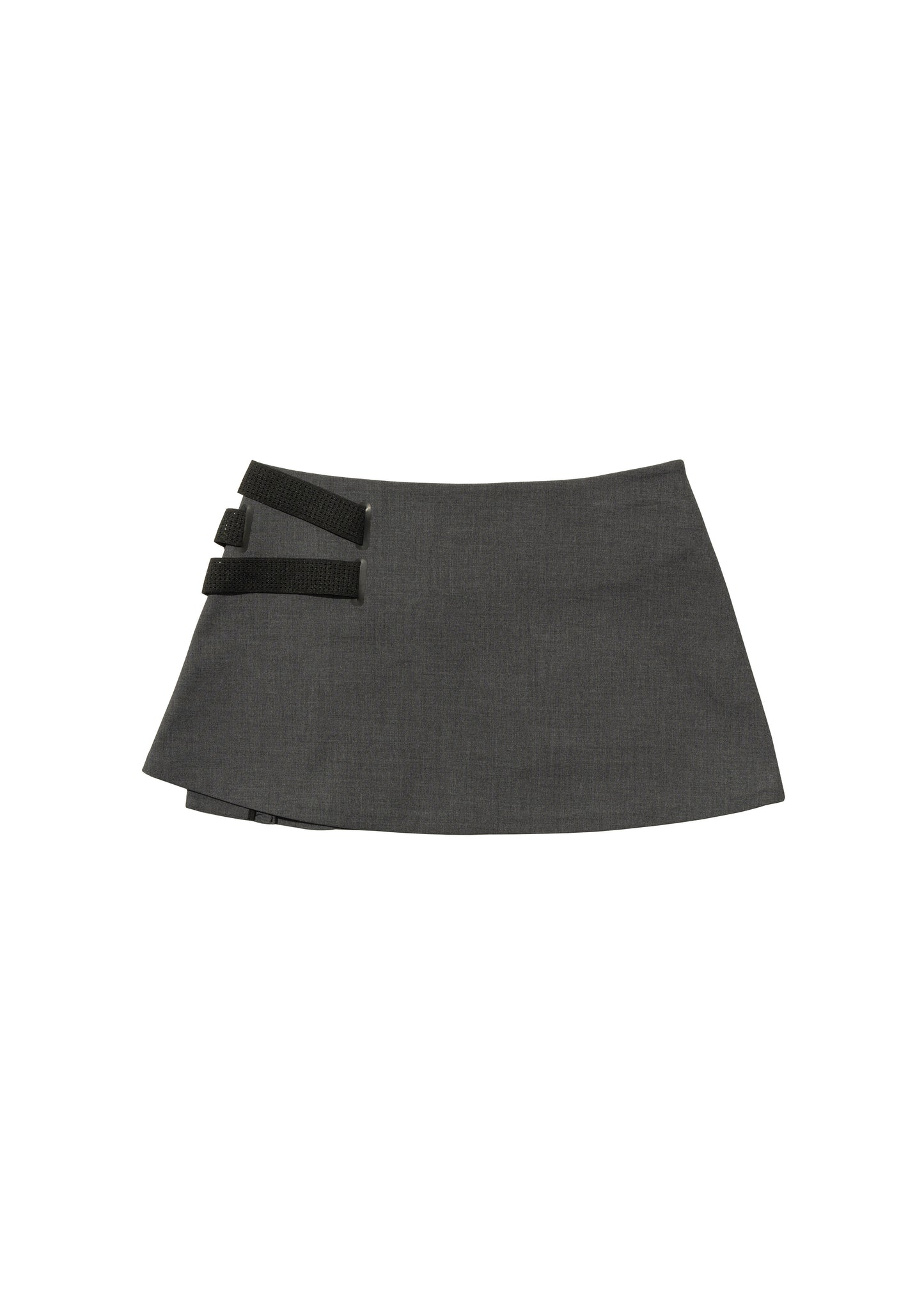 Pleated Wrap Skirt