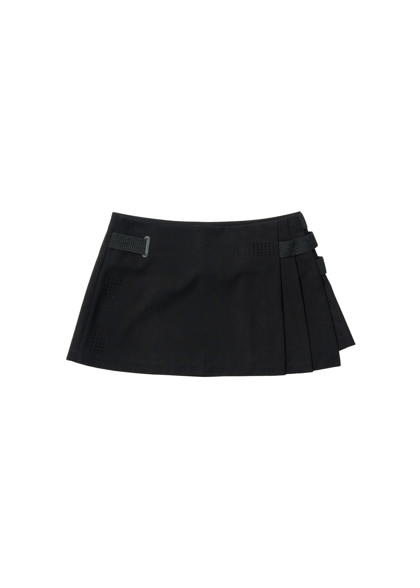Pleated Wrap Skirt
