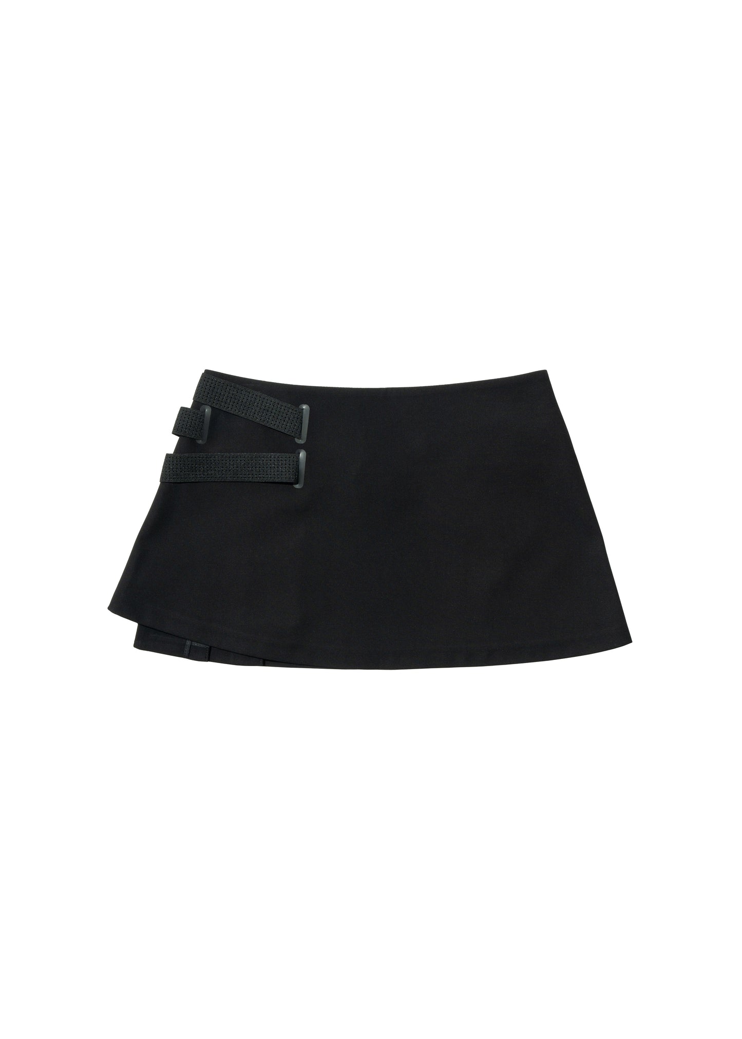 Pleated Wrap Skirt