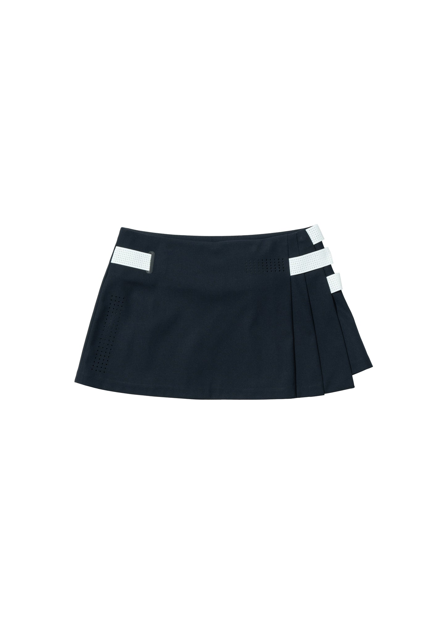 Pleated Wrap Skirt