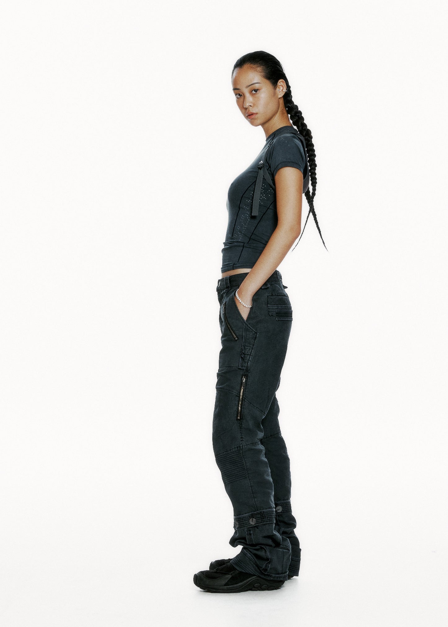 Dyed T-Shirt w/ Backstrap