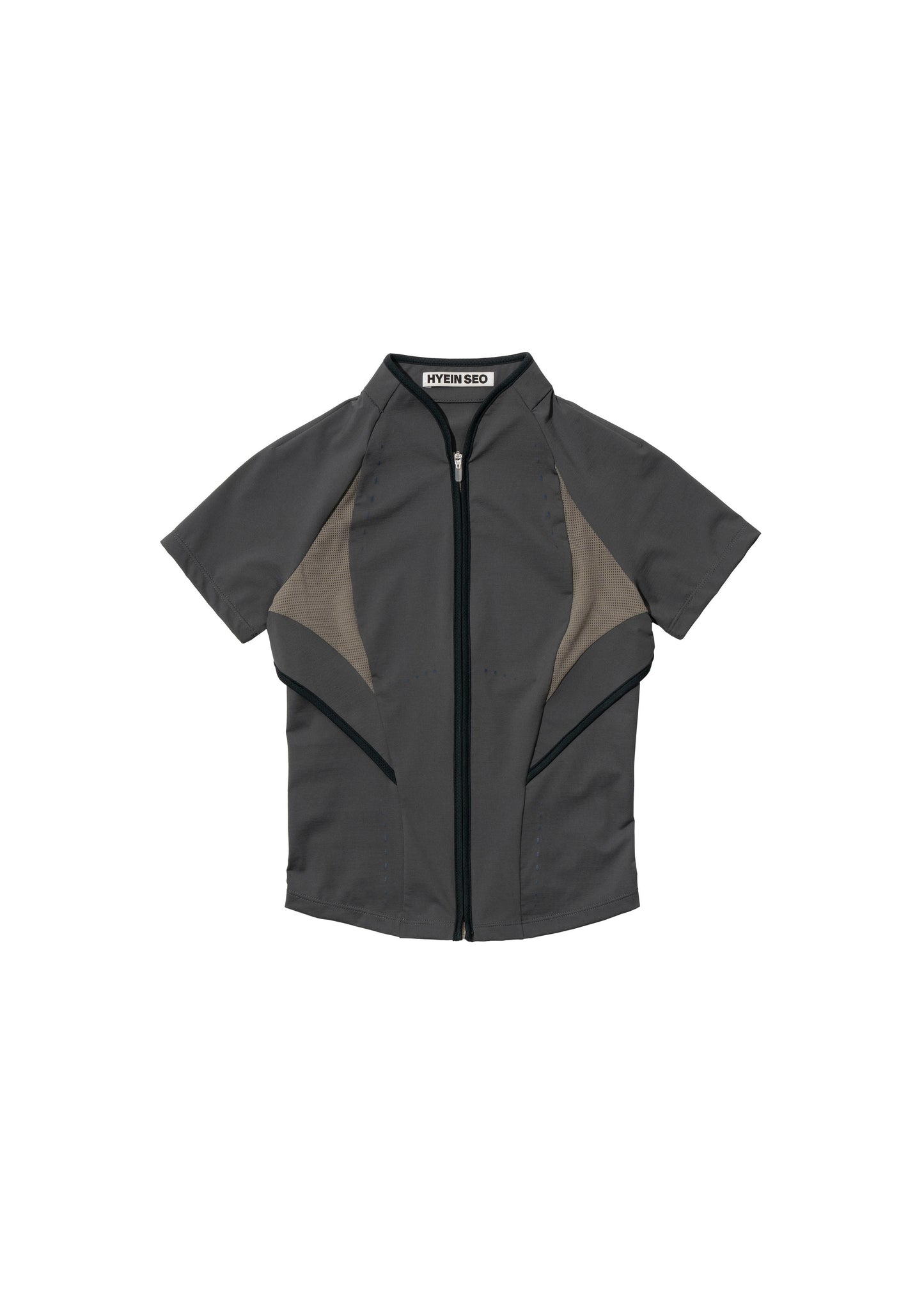 Slashed Zip Top