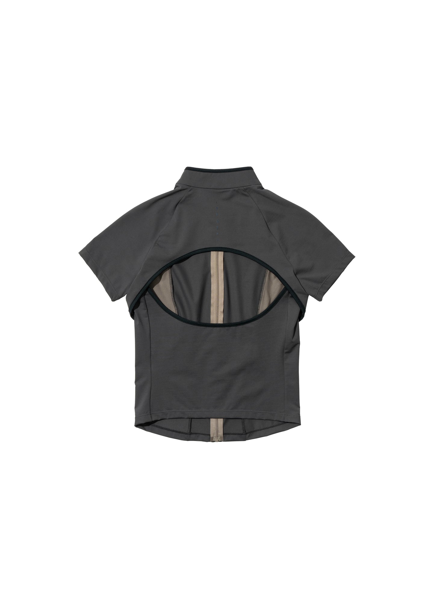 Slashed Zip Top